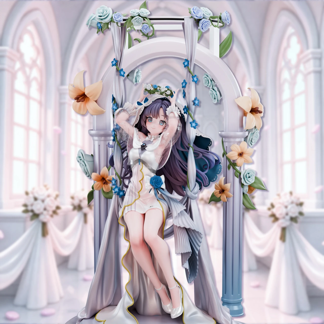 【Pre-sale】1/6 Scale Wedding Dress Hayase Yuka-Blue Archive-Alice21 Studio