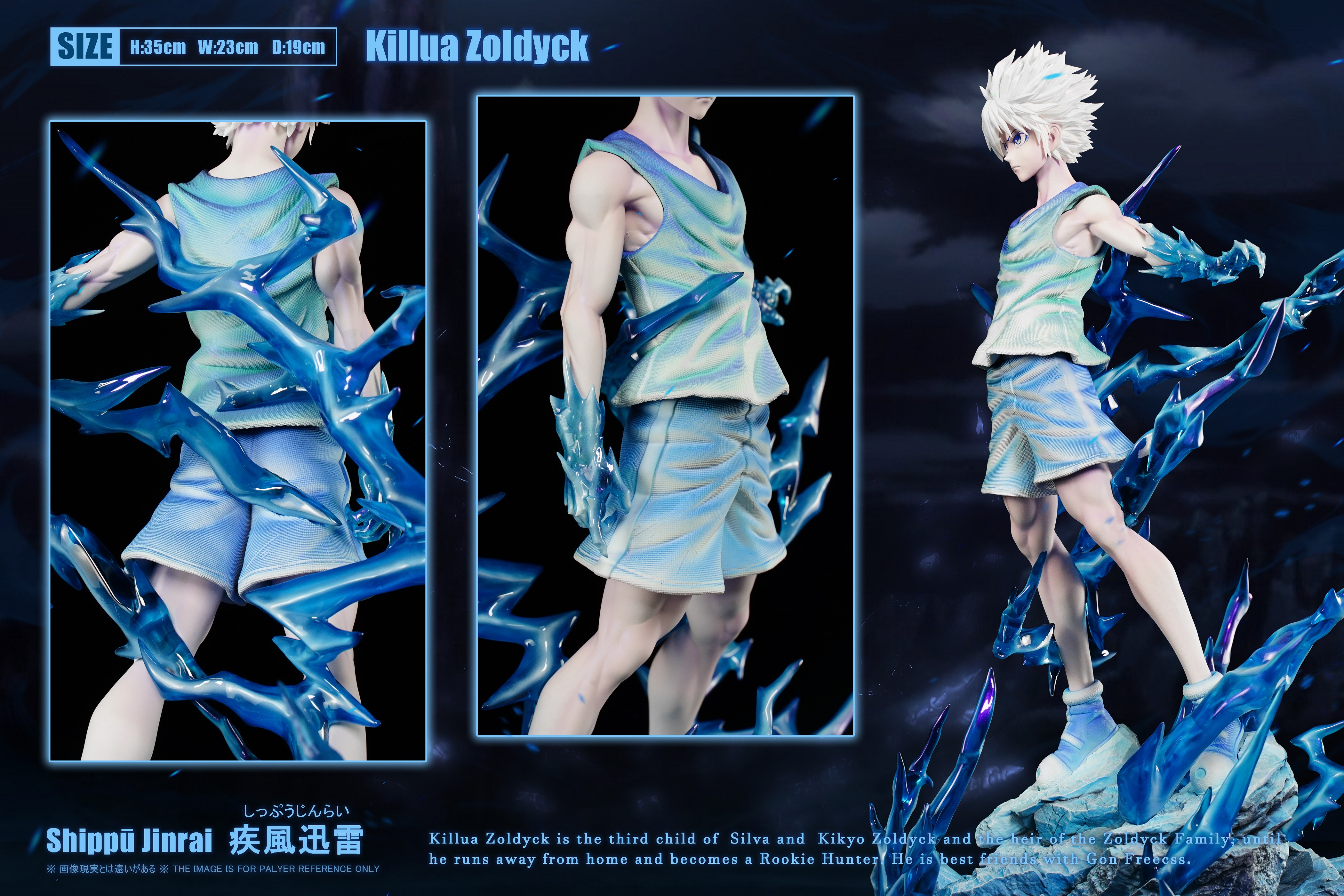 【Pre-sale】1/6 Scale 002 Killua Zoldyck-Hunter X Hunter-HXHENG × CHENG Studio