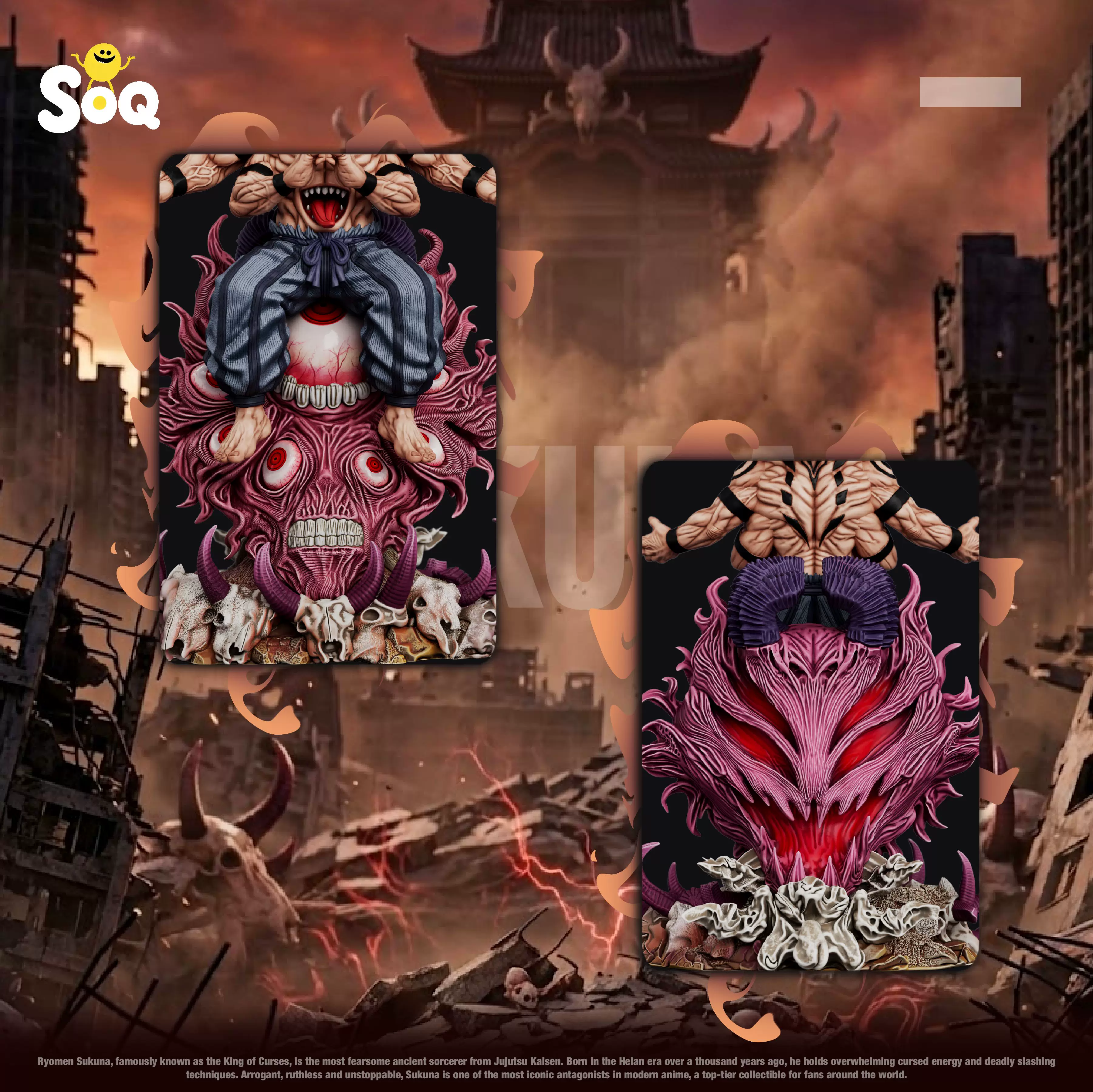 【Pre-sale】Ryomen Sukuna 2.0-Jujutsu Kaisen-SOQ Studio