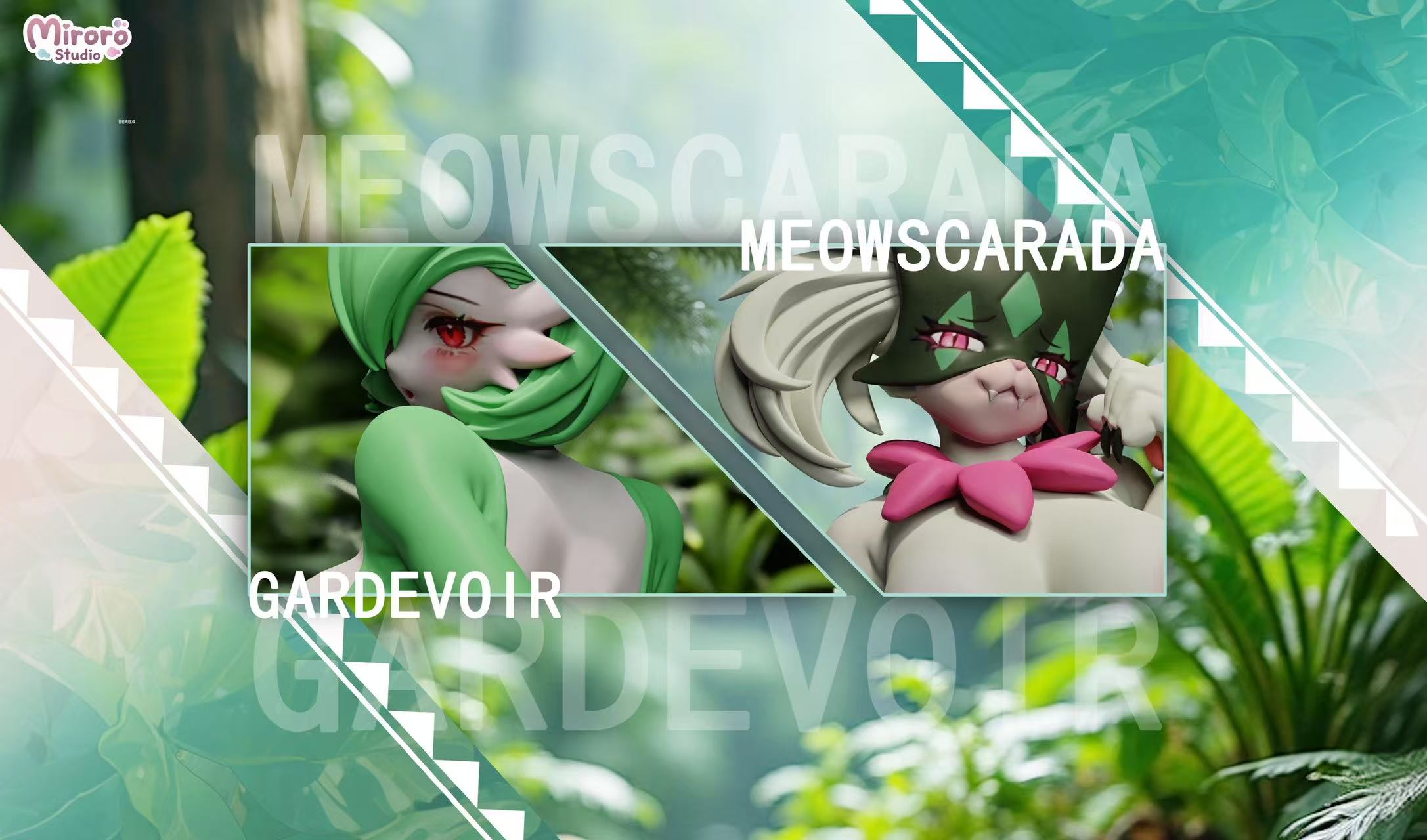【Pre-sale】Meowscarada and Gardevoir-Miroro Studio