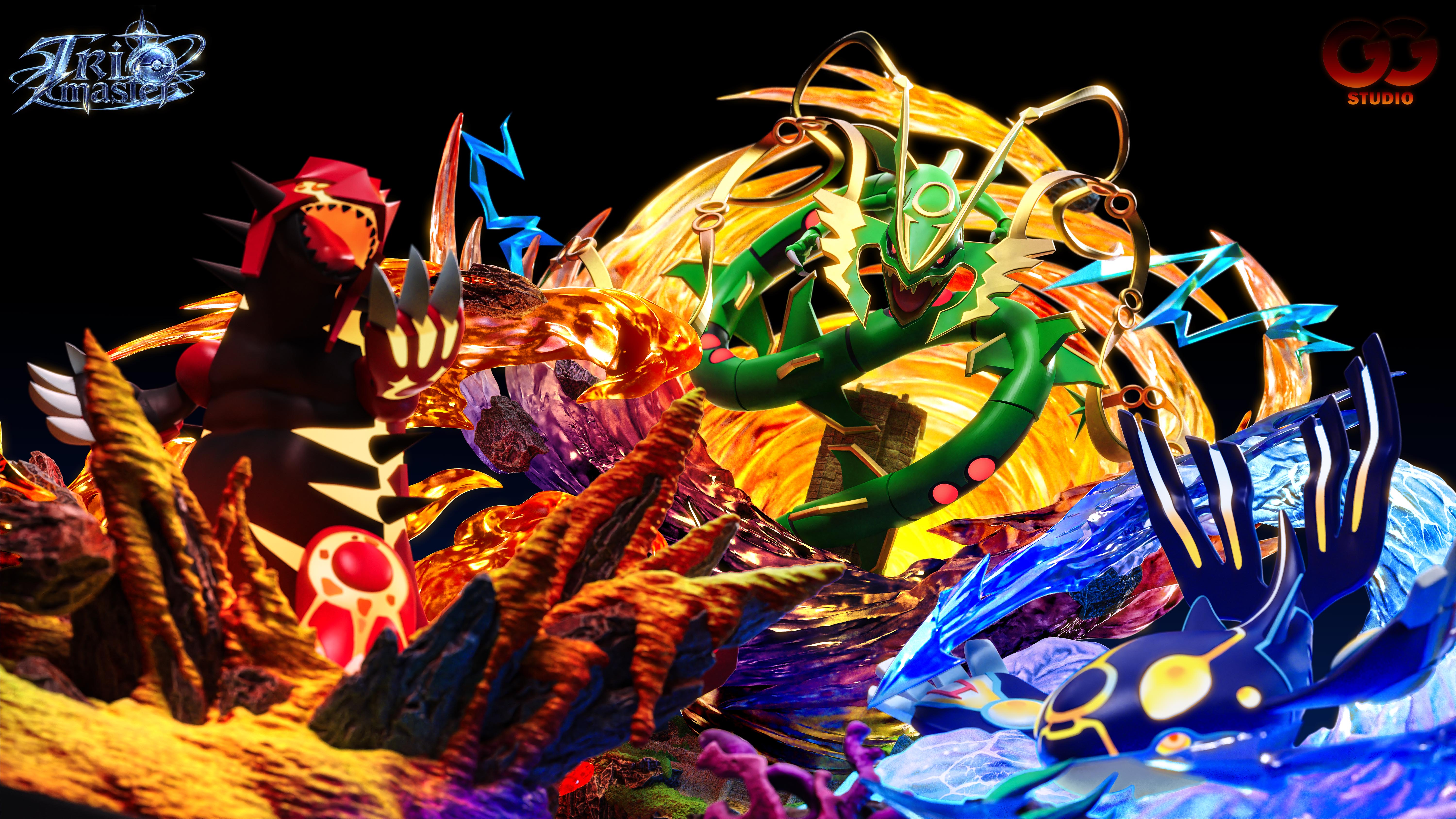 【Pre-sale】Groudon, Kyogre and Rayquaza-Pokemon-Gugu Studio