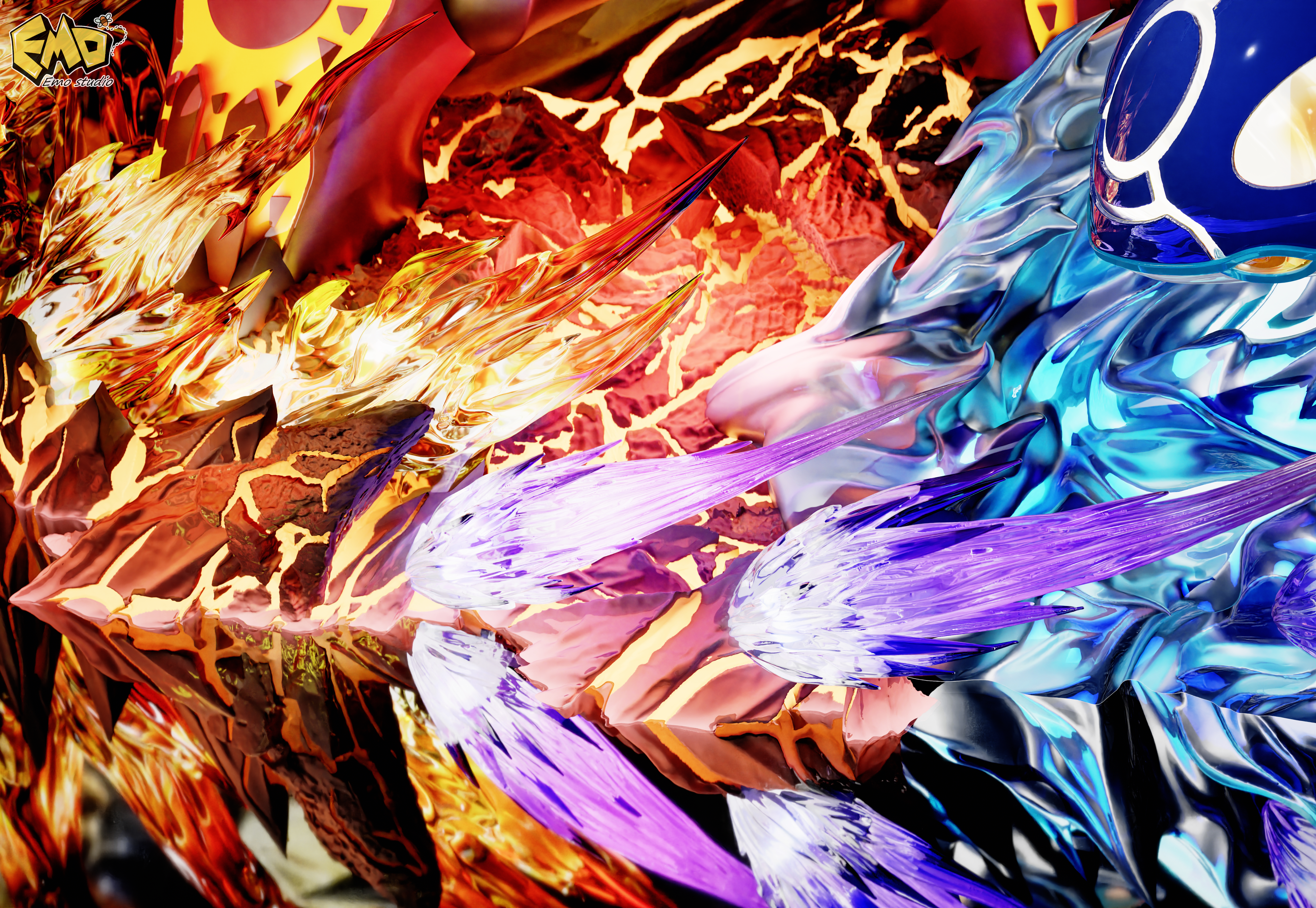 【Pre-sale】002 Mega Articuno, ‌Zapdos‌ and Moltres-Emo Studio