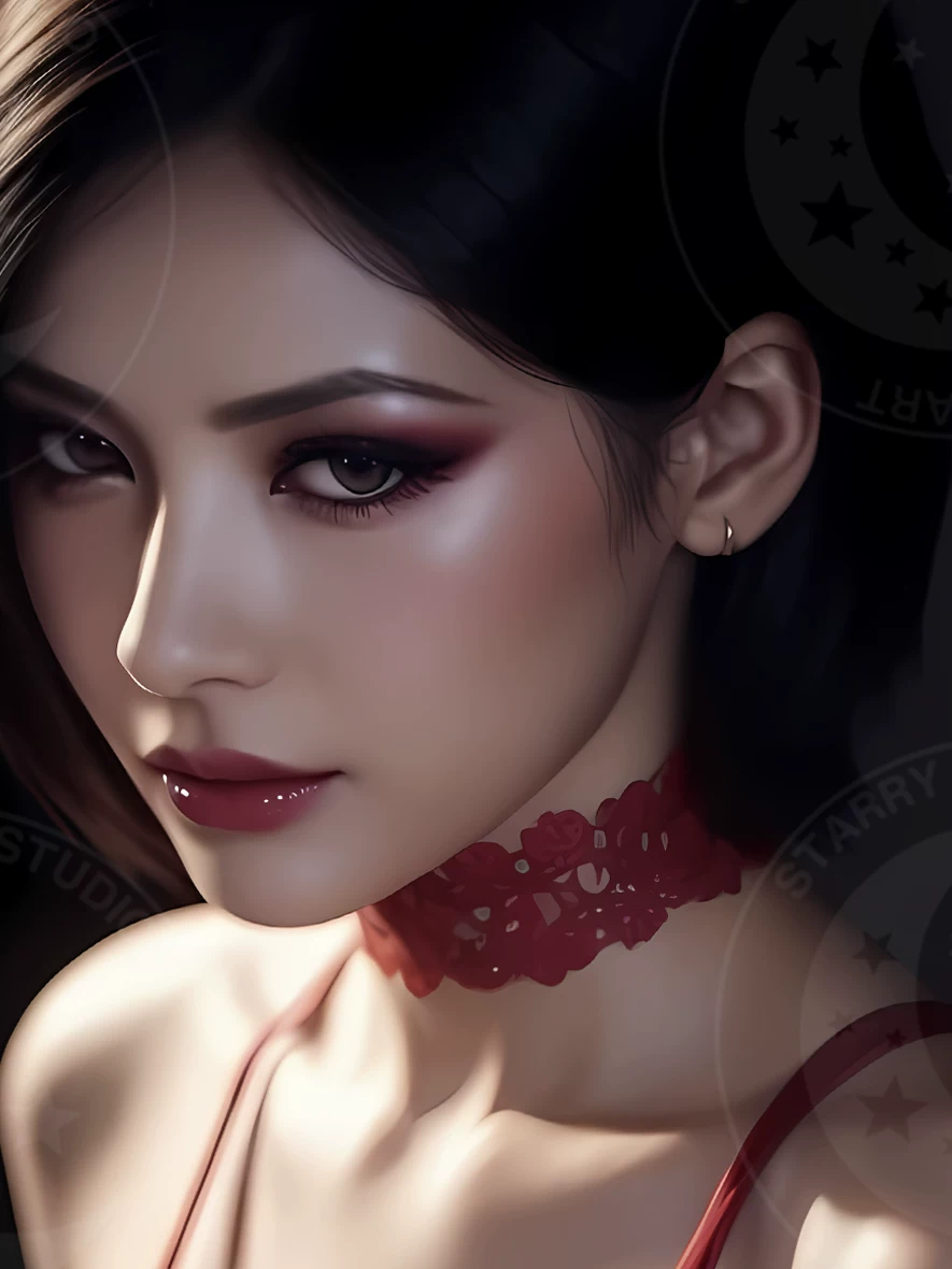 【Pre-sale】Decorative Painting of Red Ada Wong-Resident Evil-XingKong Studio