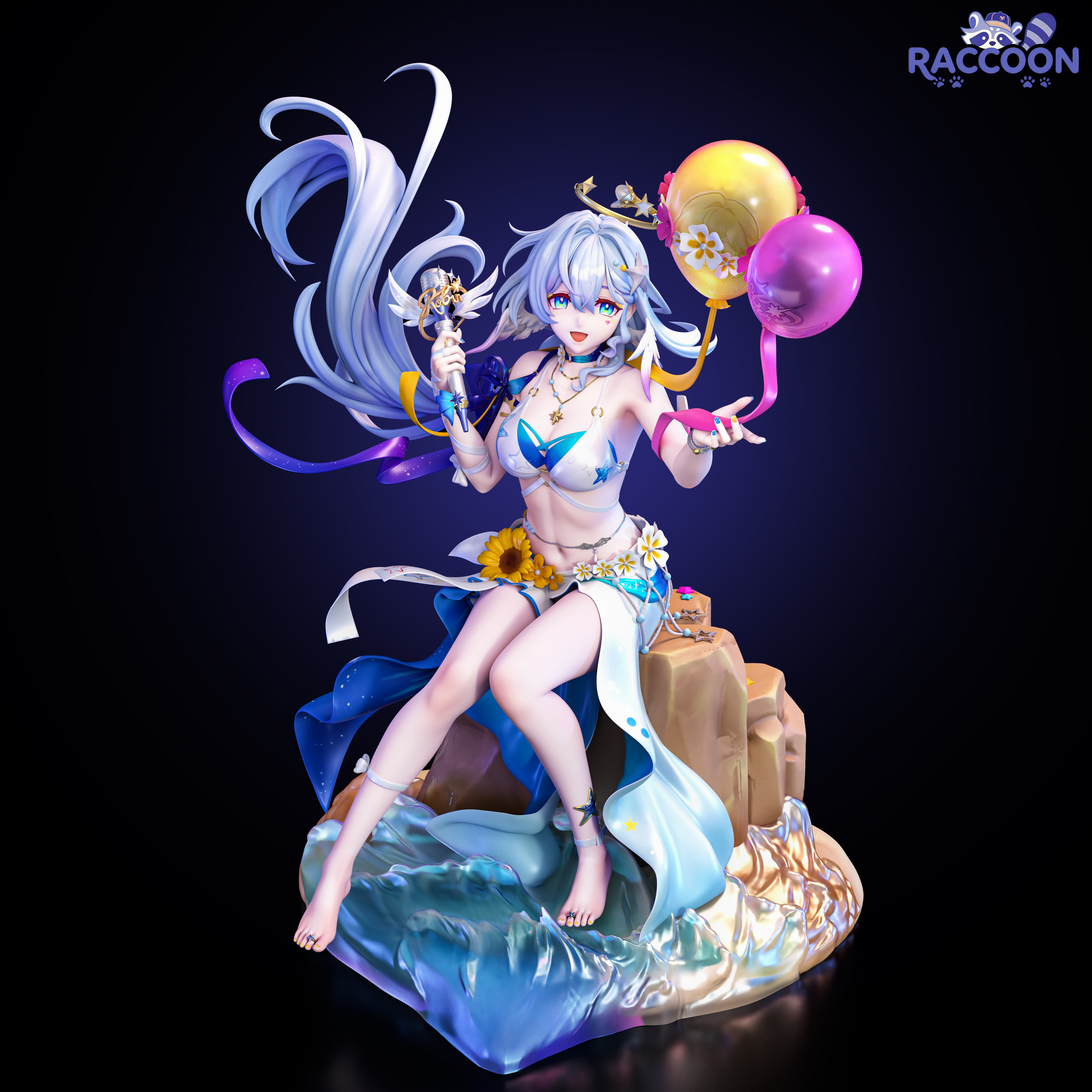 【Pre-sale】1/6 Scale Summeretto Robin-Honkai: Star Rail-Raccoon (XHX) Studio