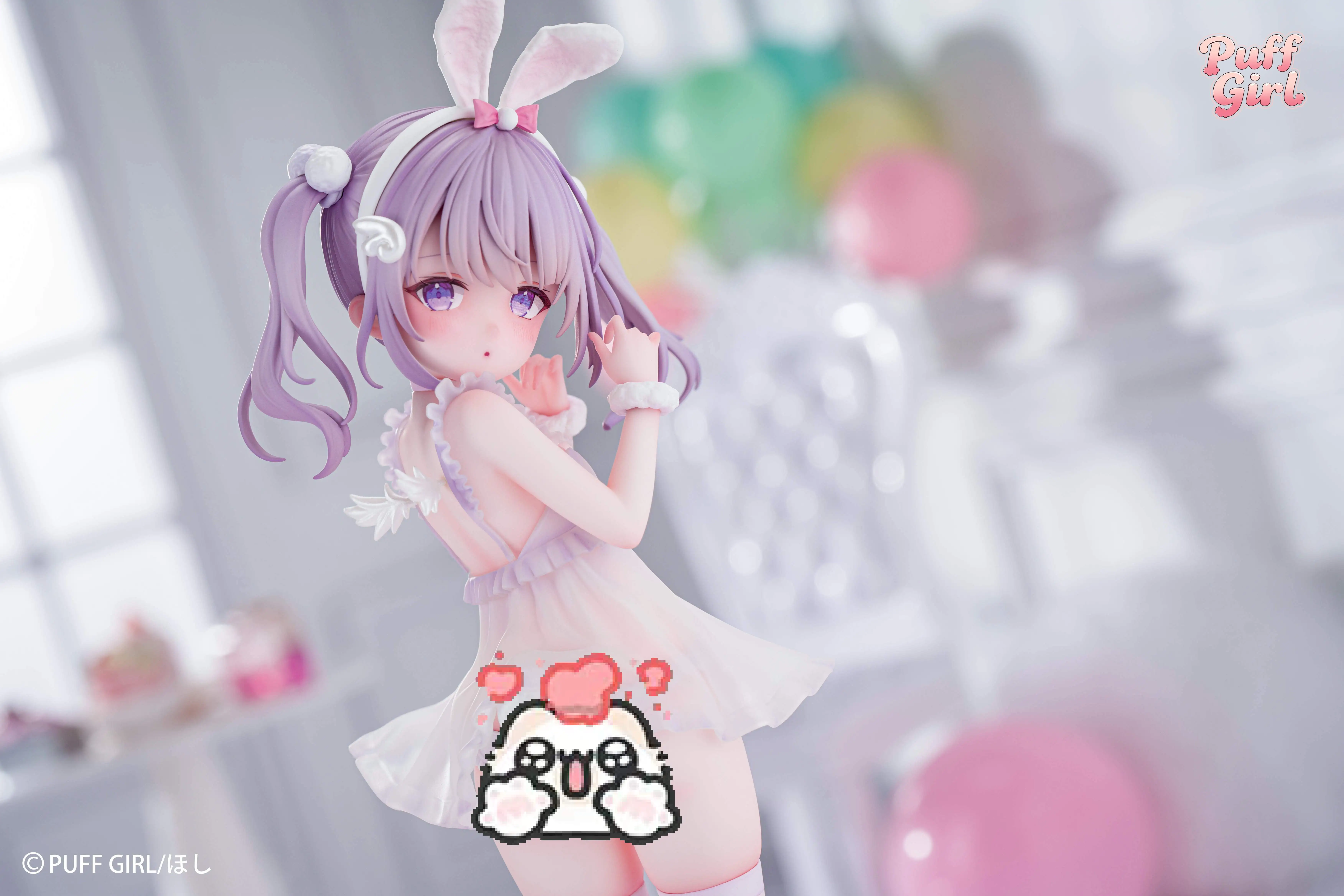 【Pre-sale】1/6 Scale White Rabbit Angel-PUFF GIRL Studio