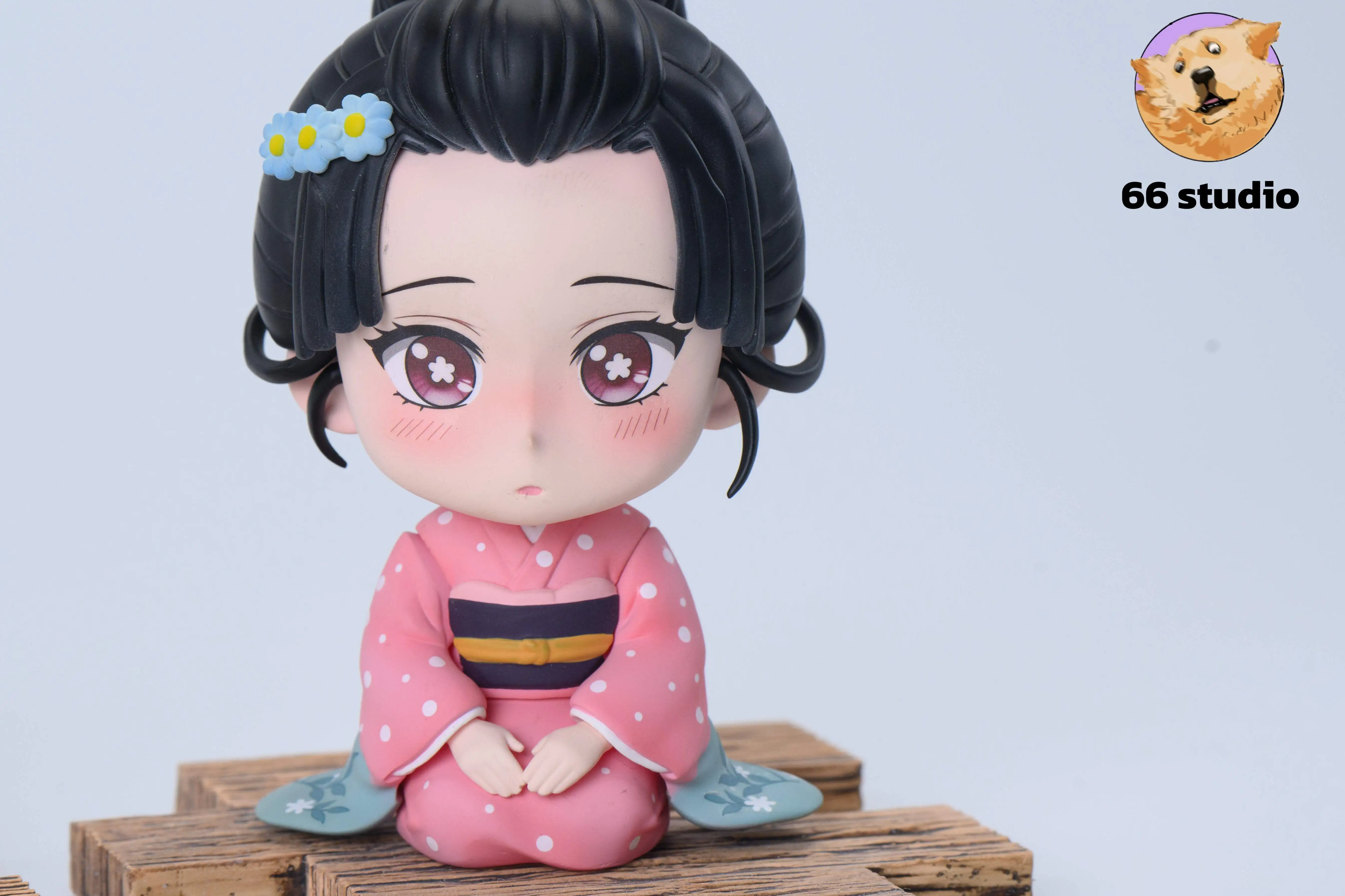 【Pre-sale】Q Version Akaza and Koyuki-Demon Slayer-66 Studio