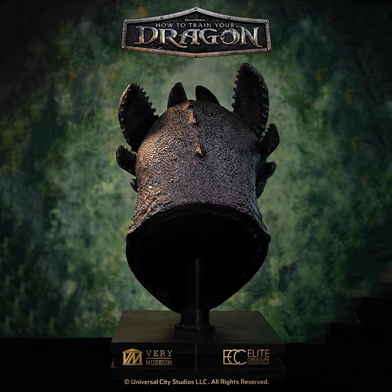 【Pre-sale】1/1 Scale Bust of Toothless Licensed-How to Train Your Dragon-Elite Creature Collectibles Studio
