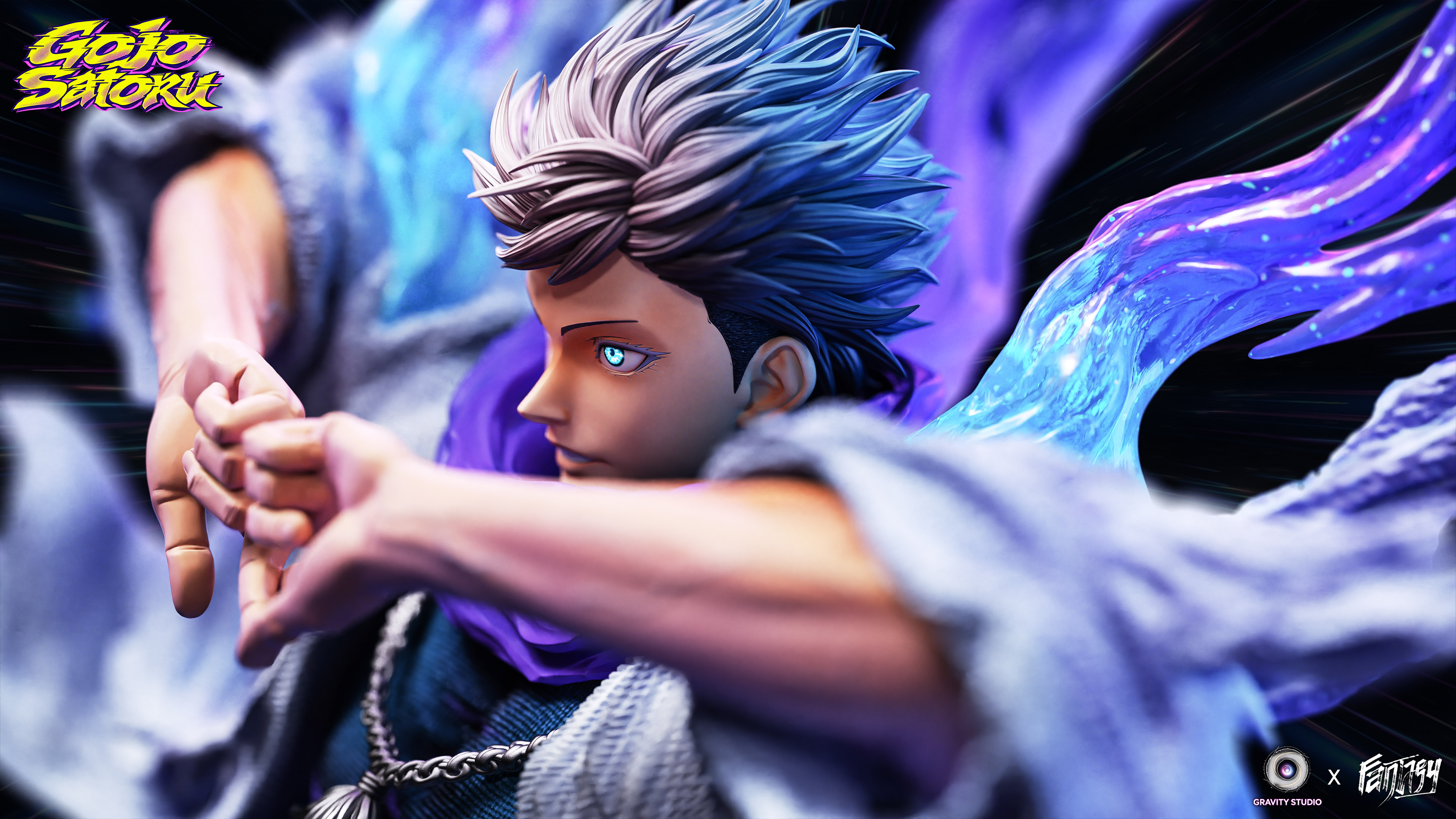 【Pre-sale】1/6 Scale Gojo Satoru with LED-Jujutsu Kaisen-Fantasy × Gravity Studio