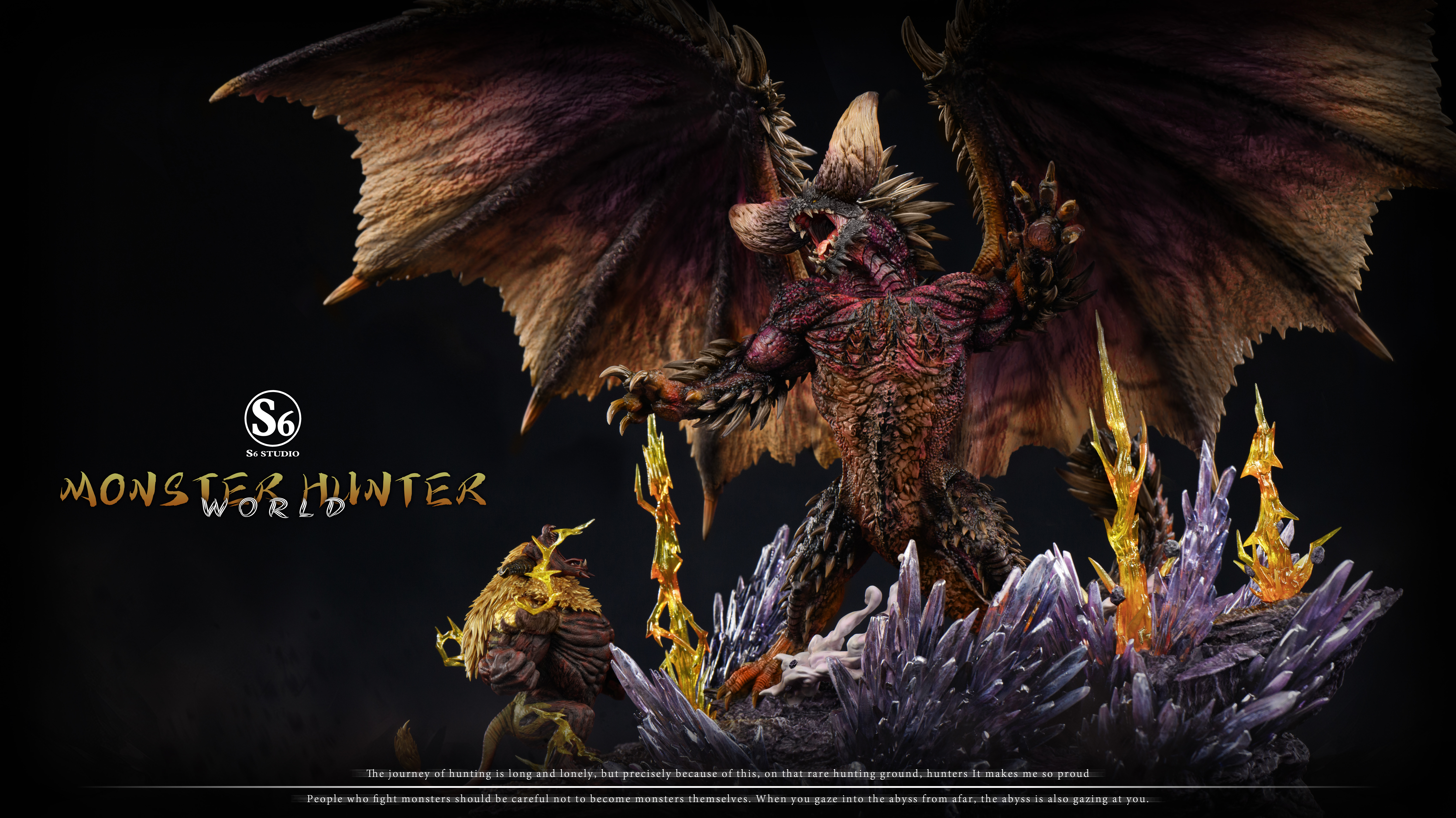 【Pre-sale】Nergigante and Rajang-Monster Hunter-S6 Studio