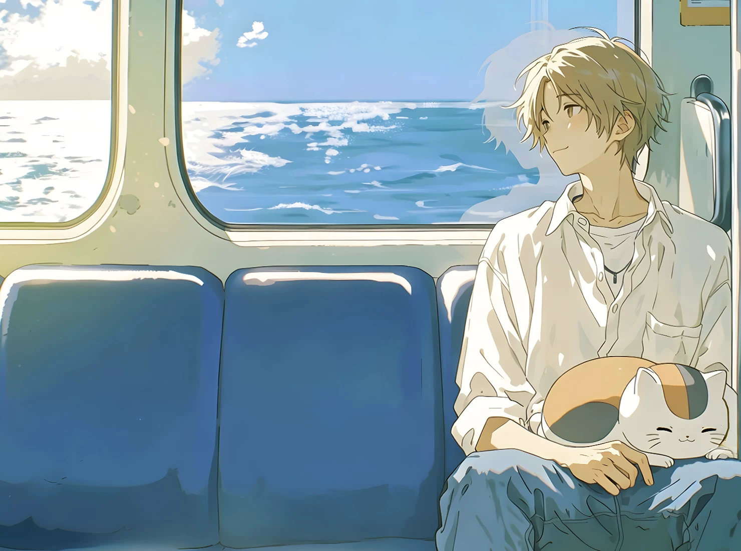 【Pre-sale】Decorative Painting of Train Natsume Takashi‌-Natsume's Book of Friends-H2 Studio