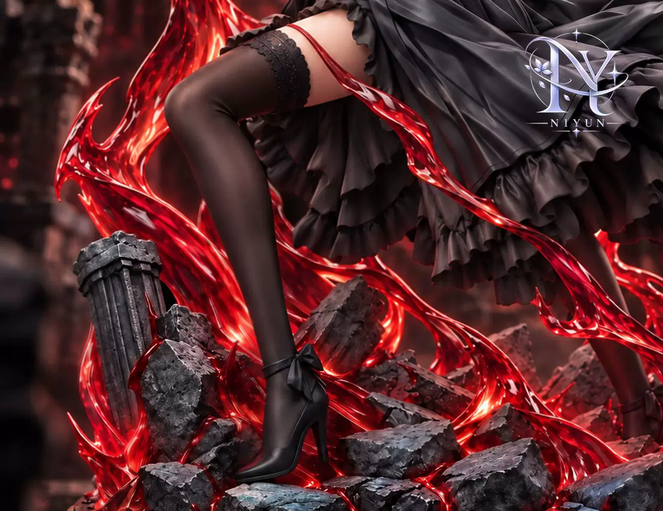 【Pre-sale】1/6 Scale Black Saber with LED-Fate/Grand Order-NiYun Studio