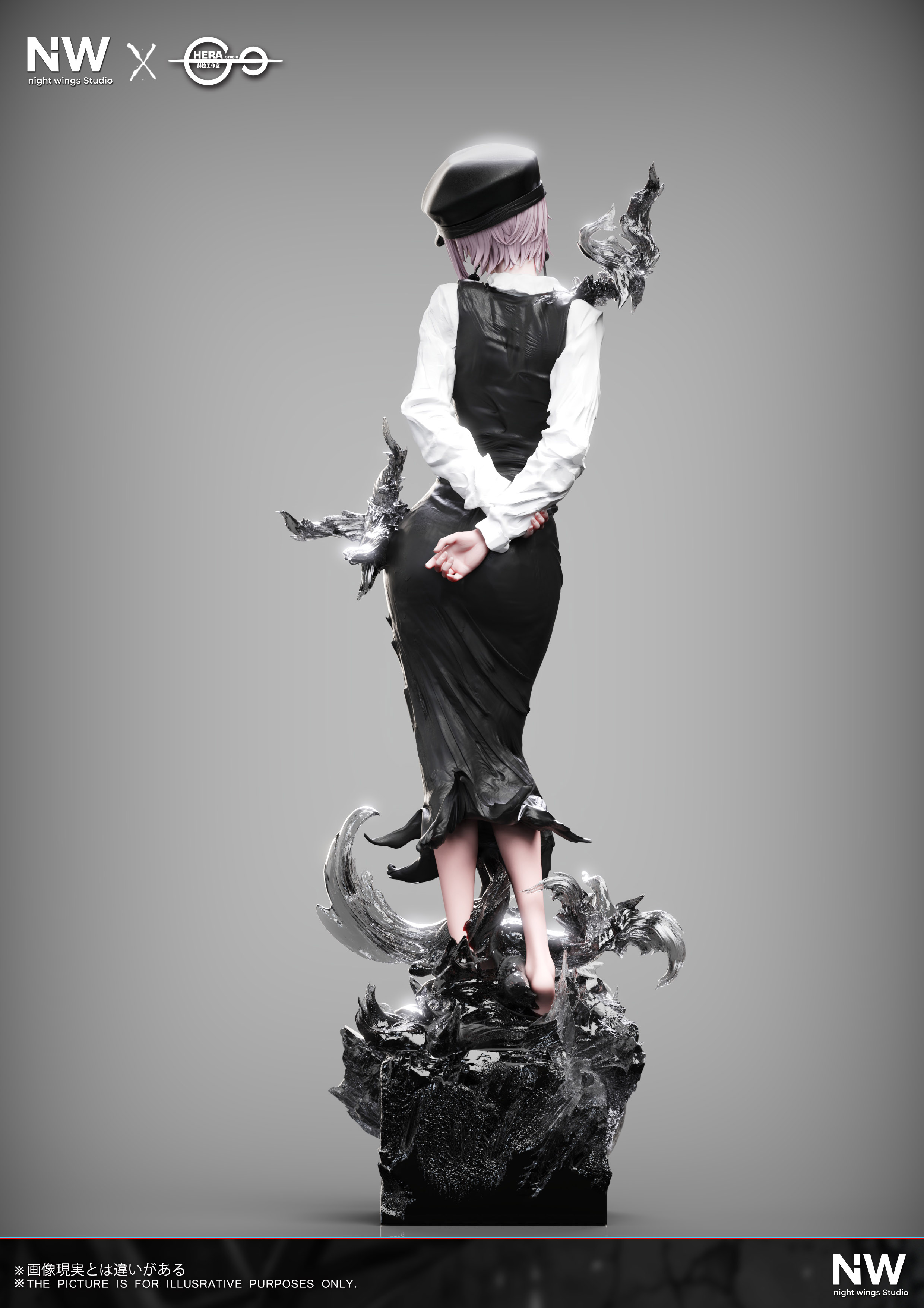 【Pre-sale】1/6 and 1/4 Scale Death Devil Kiga-Chainsaw Man-Night Wing  Studio × HeRa