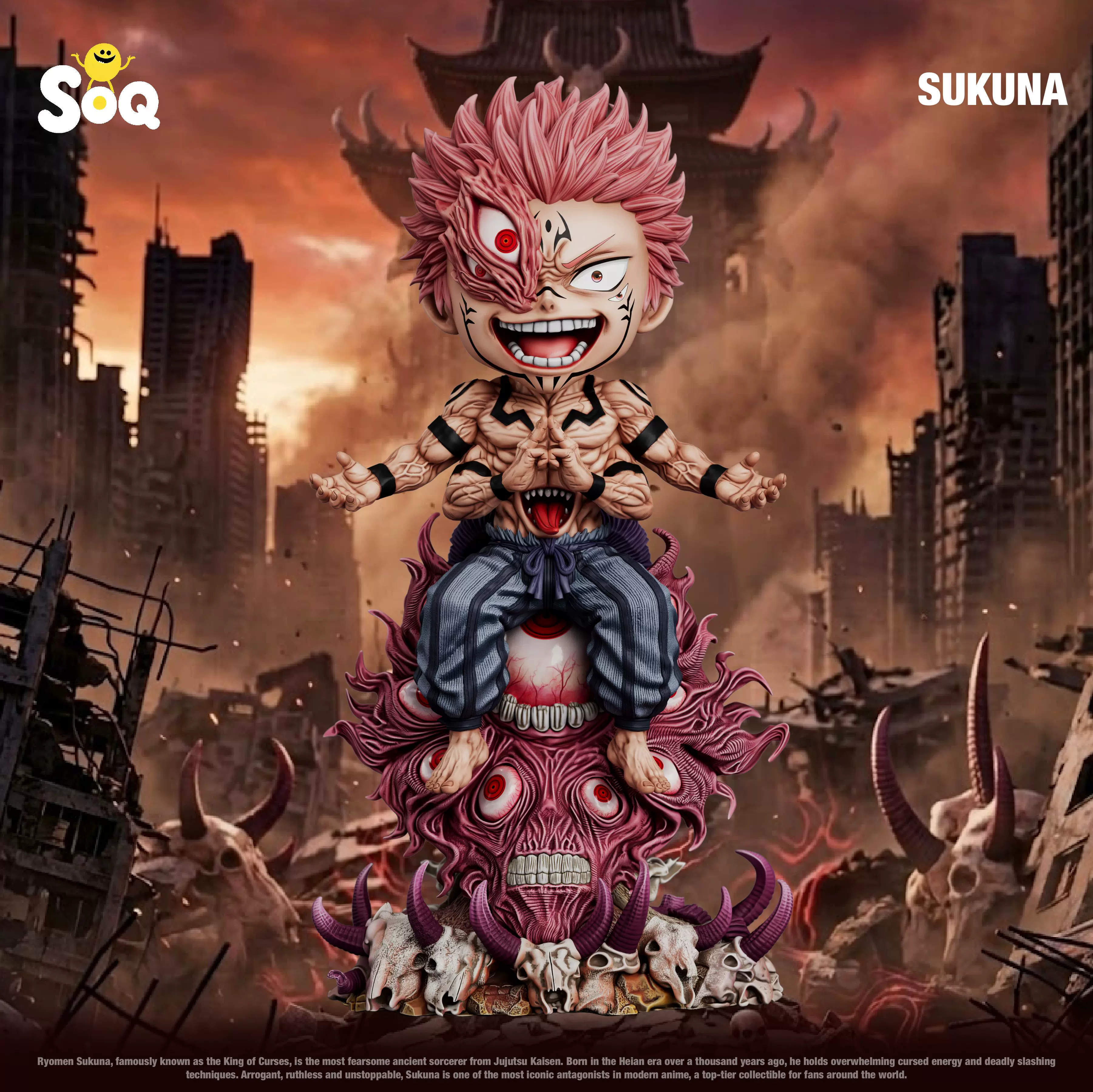 【Pre-sale】Ryomen Sukuna 2.0-Jujutsu Kaisen-SOQ Studio
