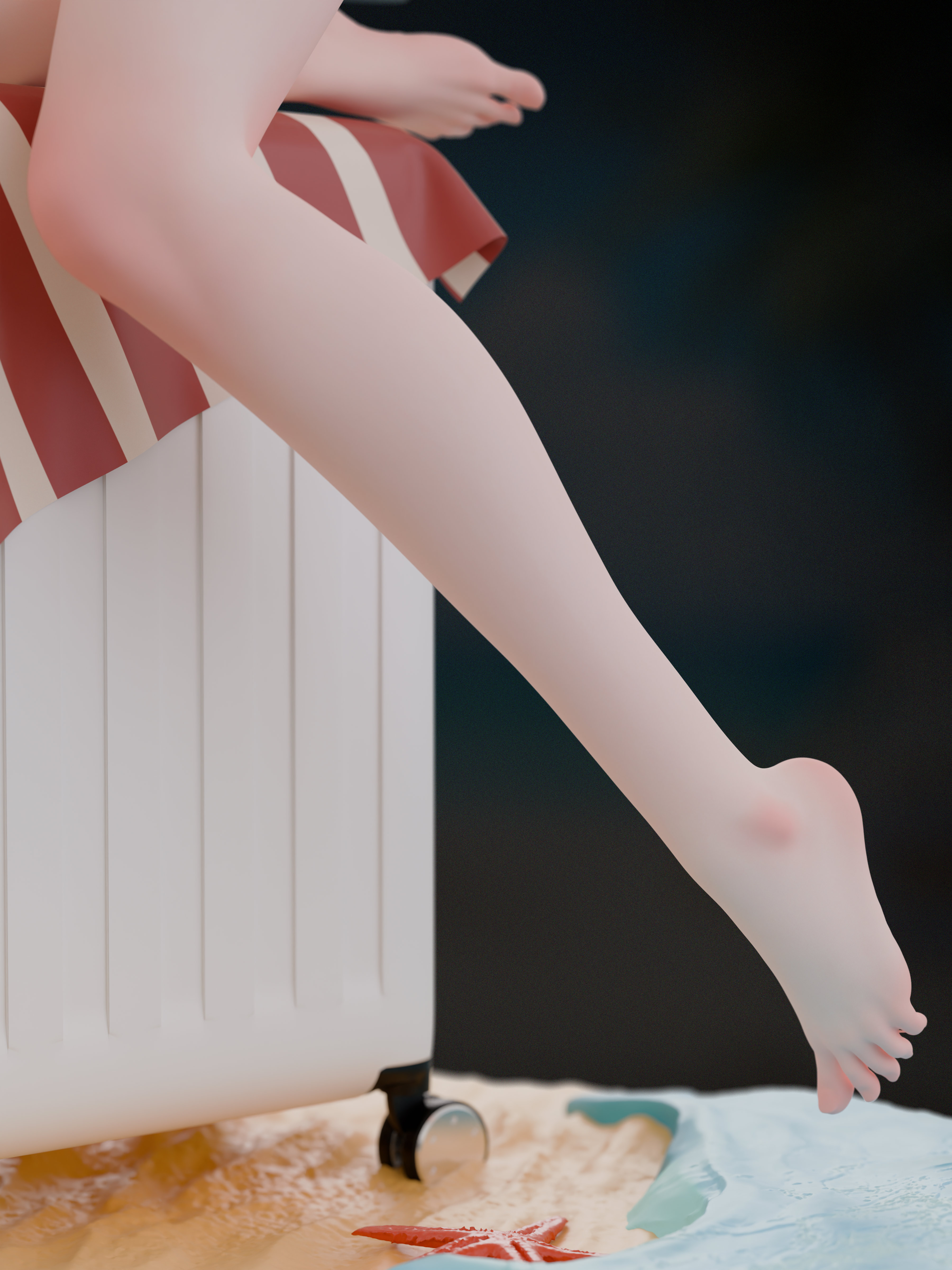 【Pre-sale closed】1/6 Scale Swimming Suit Tokisaki Kurumi-YMM Studio