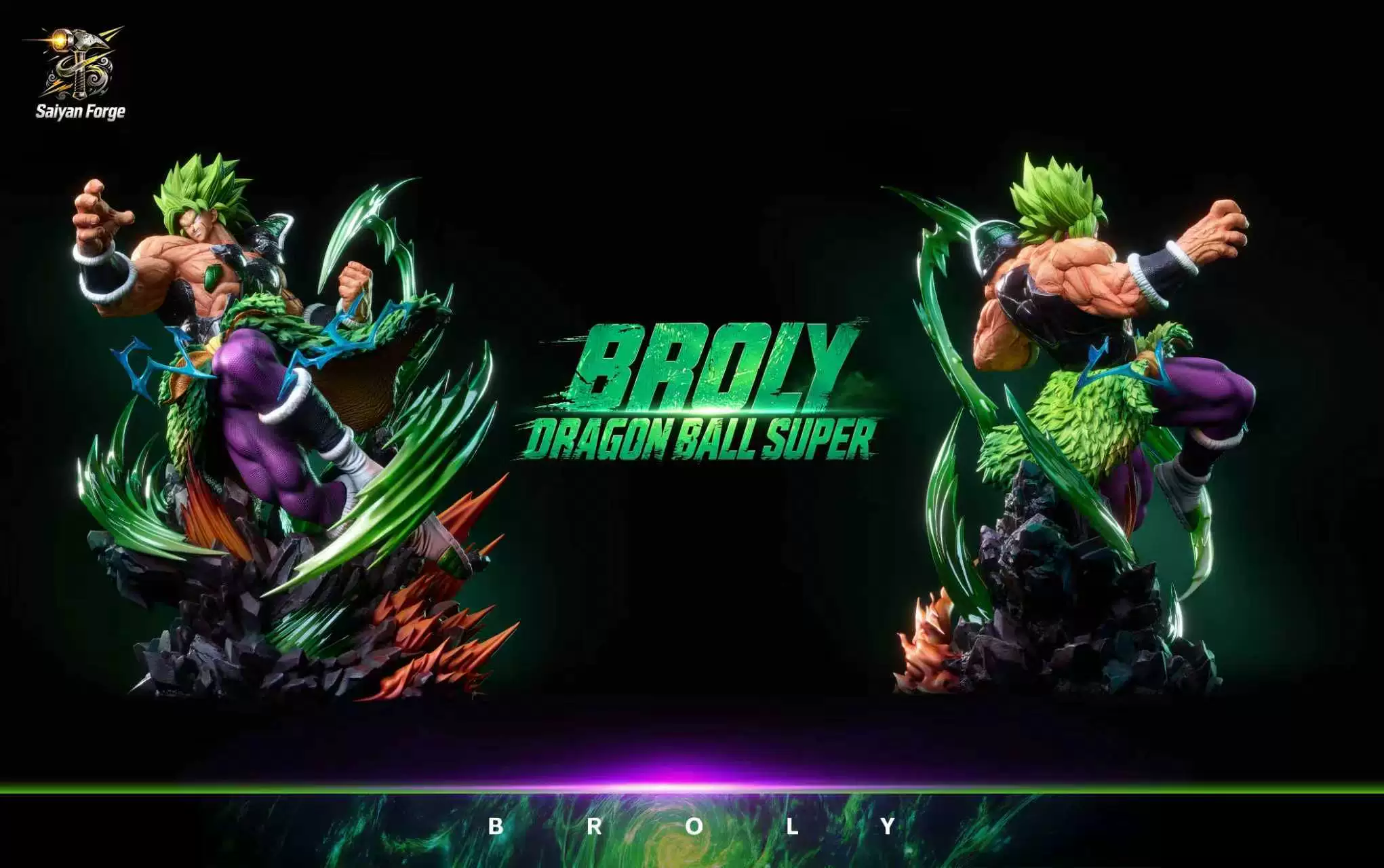 【Pre-sale】1/6 Scale Broli VS Son Goku-Dragon Ball-Saiyan Forge Studio