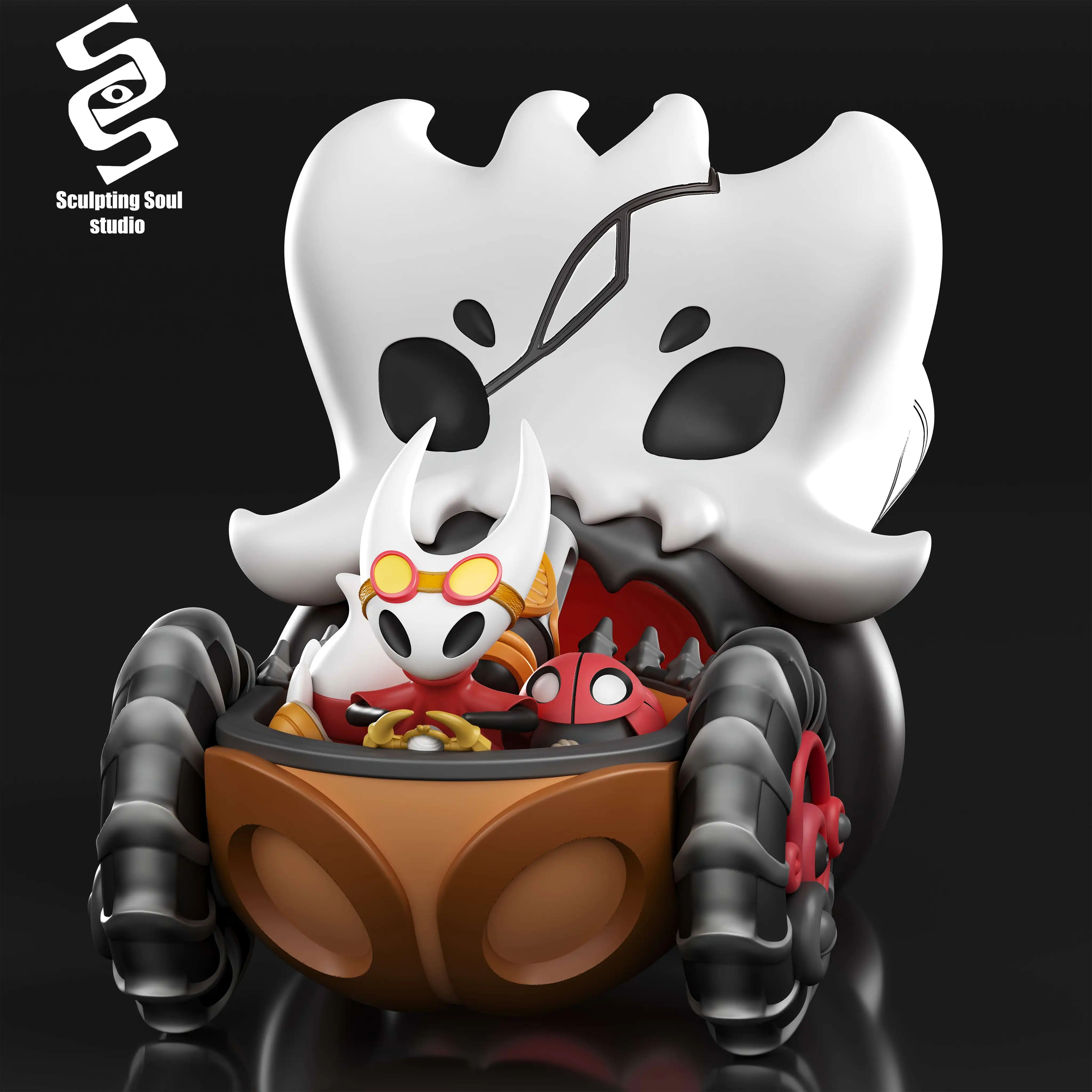 【Pre-sale】What If: Rescuing Pilbloom Silksong Mechanic Hornet-Hollow Knight-Sculpting Soul Studio