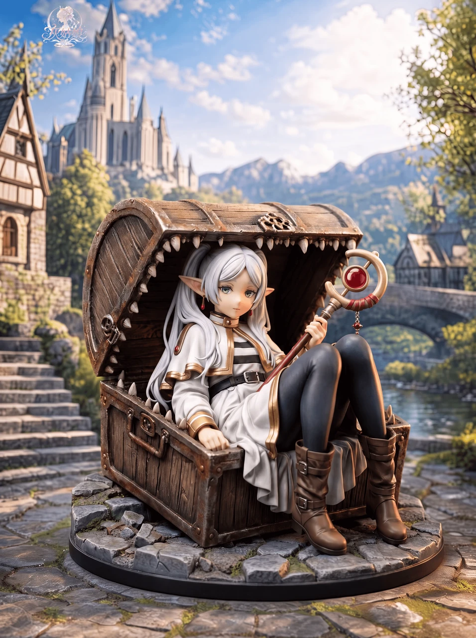 【Pre-sale】1/6 Scale Frieren in Treasure Chest-Frieren: Beyond Journey's End-Cinderella Studio
