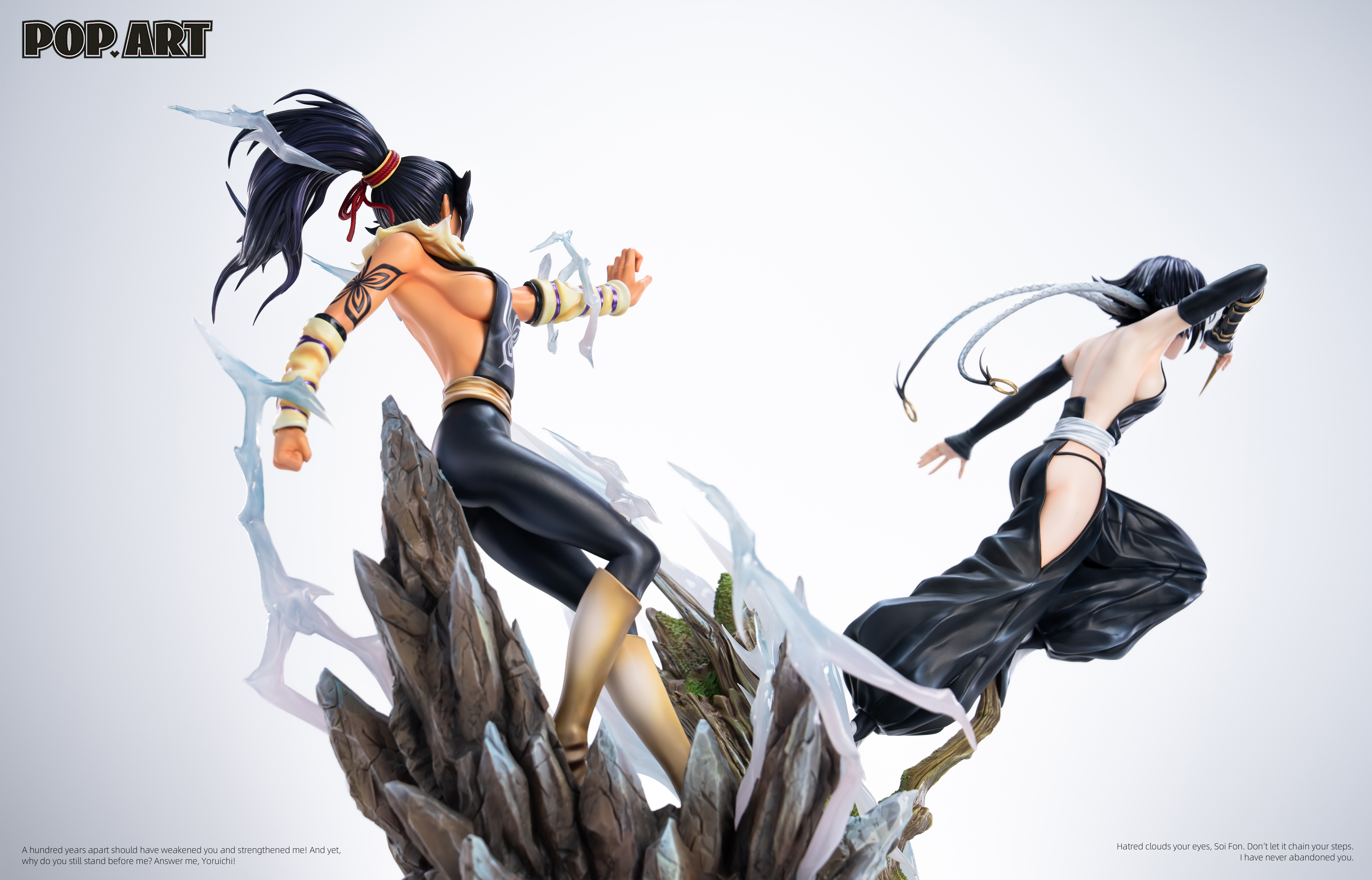 【Pre-sale】1/6 Scale Soi Fon and Shihouin Yoruichi-Bleach-POP.ART Studio