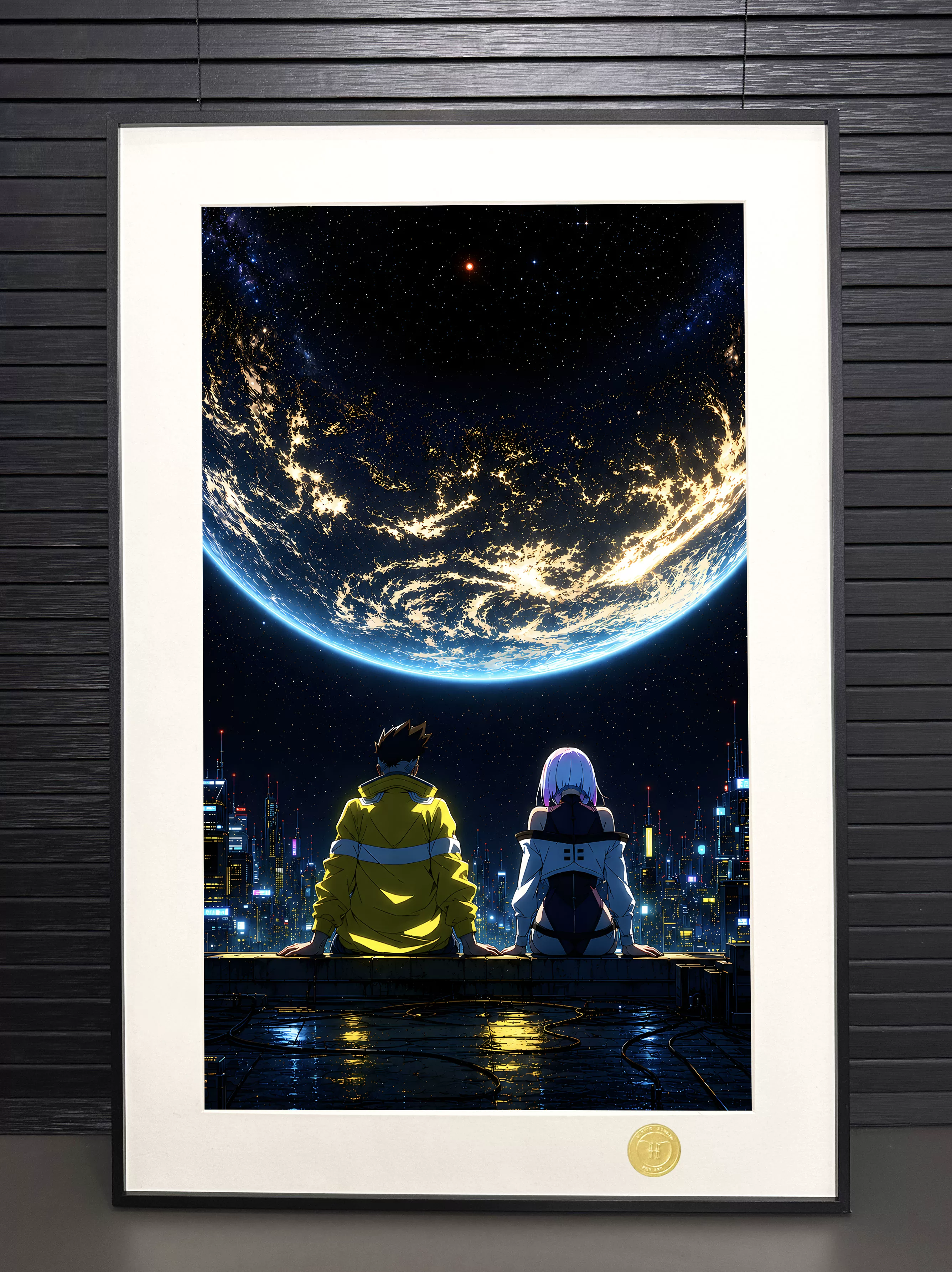 【Pre-sale】Decorative Painting of Lucy and David-Cyberpunk：Edgerunners-H2 Studio