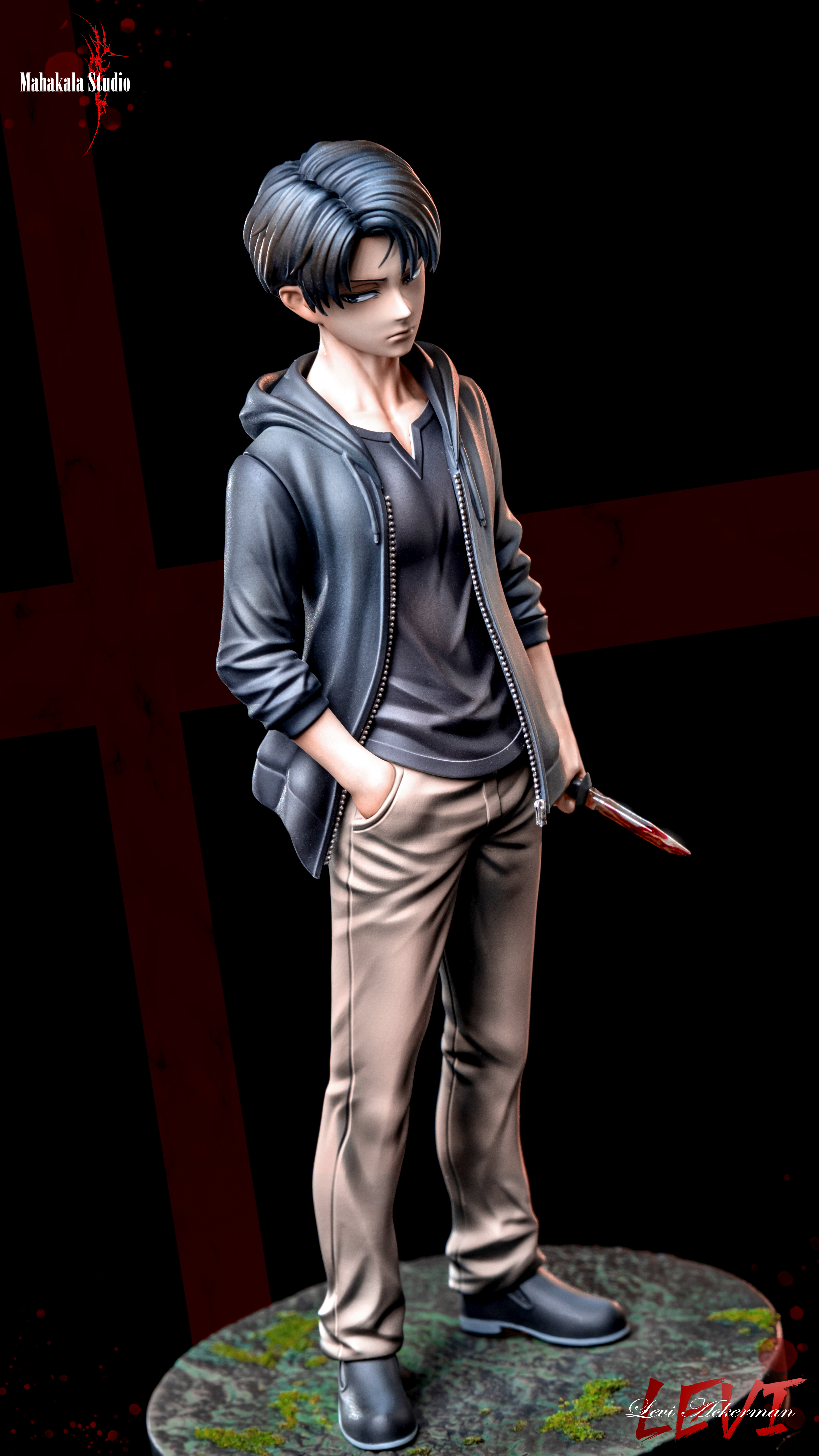 【Pre-sale】1/6 Scale Levi Ackerman in His Childhood-Attack on Titan-Mahakala Studio