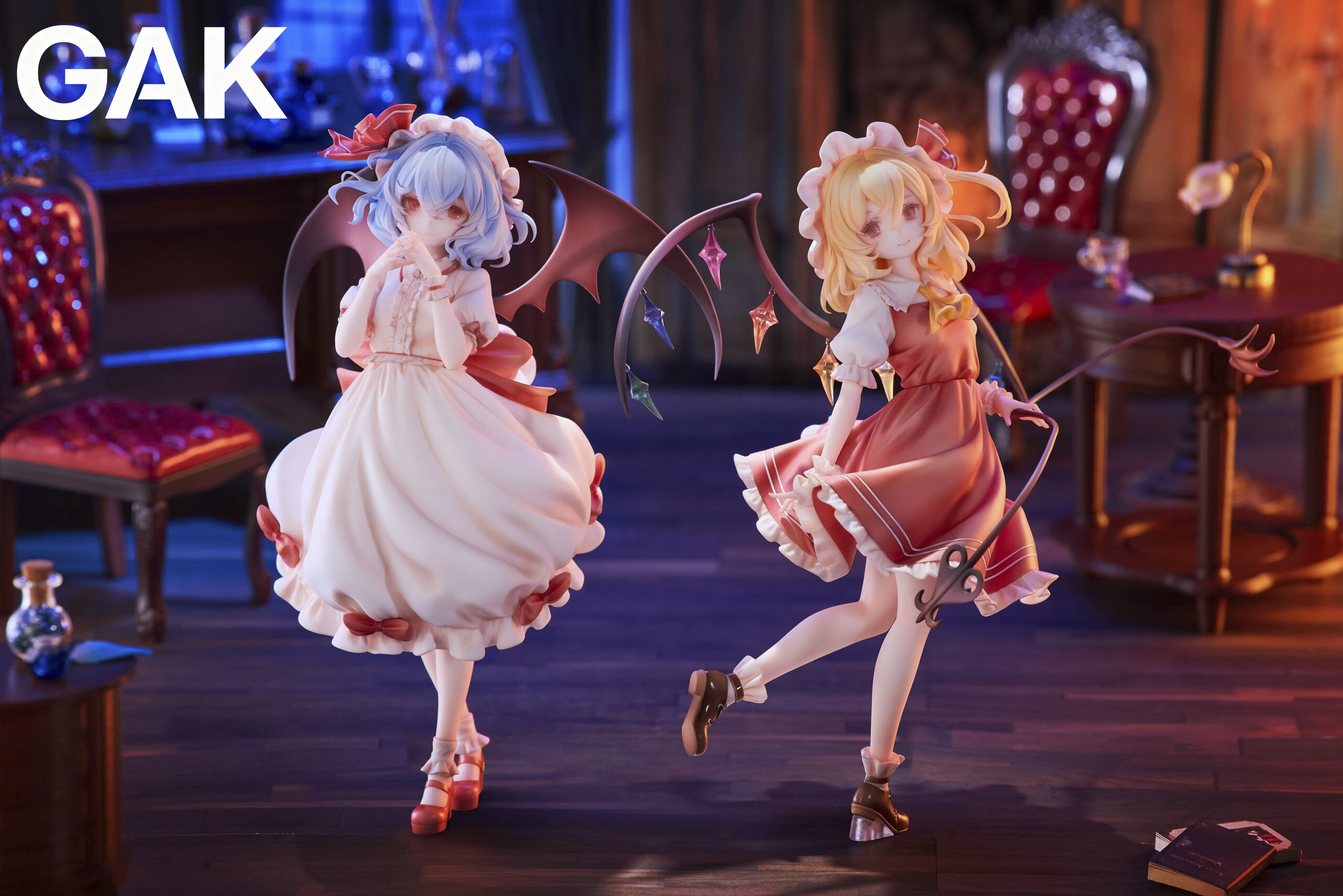 【Pre-sale】1/7 Scale Remilia Scarlet and Flandre Scarlet-Touhou Project-GAK Studio