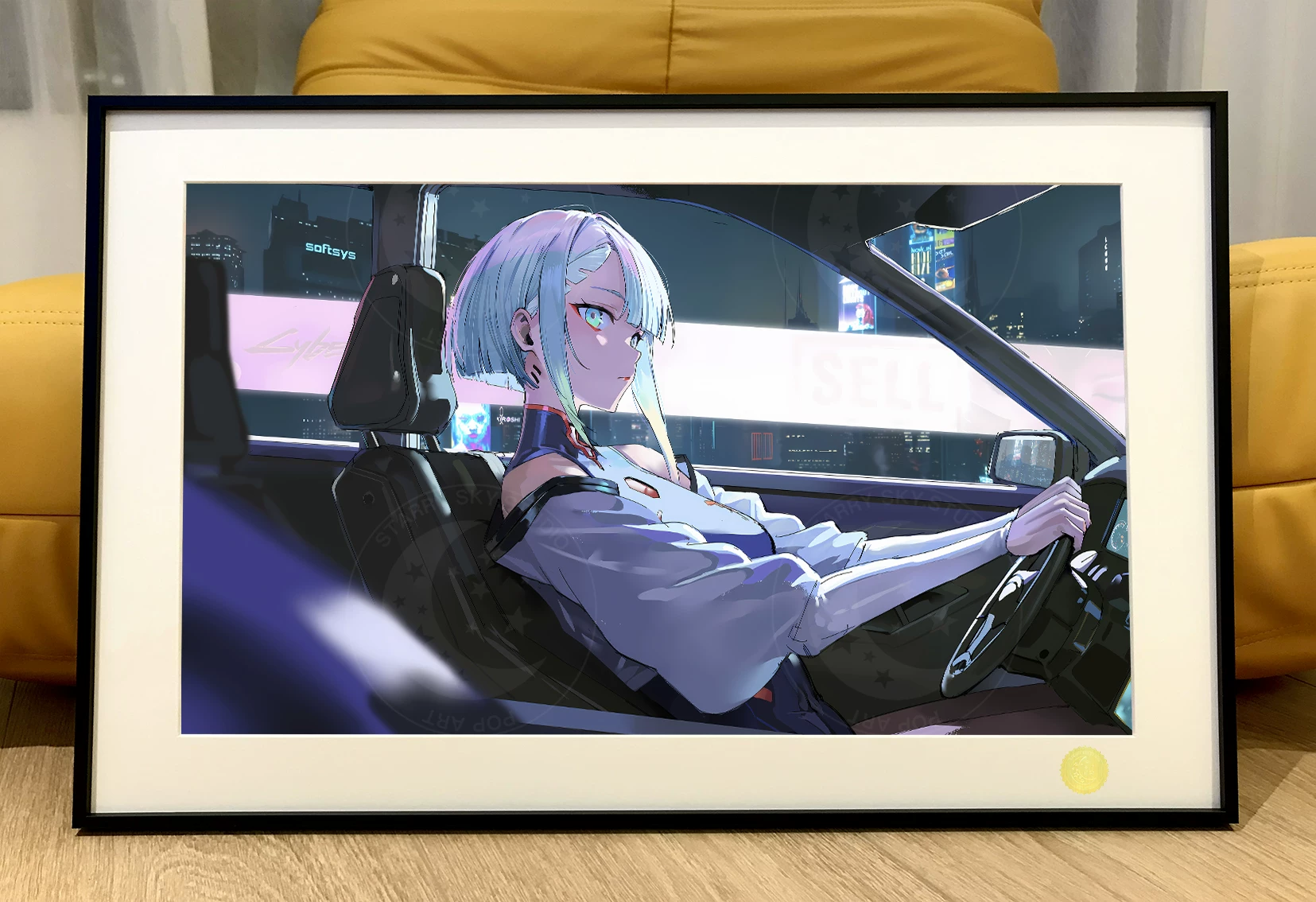 【Pre-sale】Decorative Painting of Driver Lucy-CYBERPUNK EDGERUNNERS-XingKong Studio
