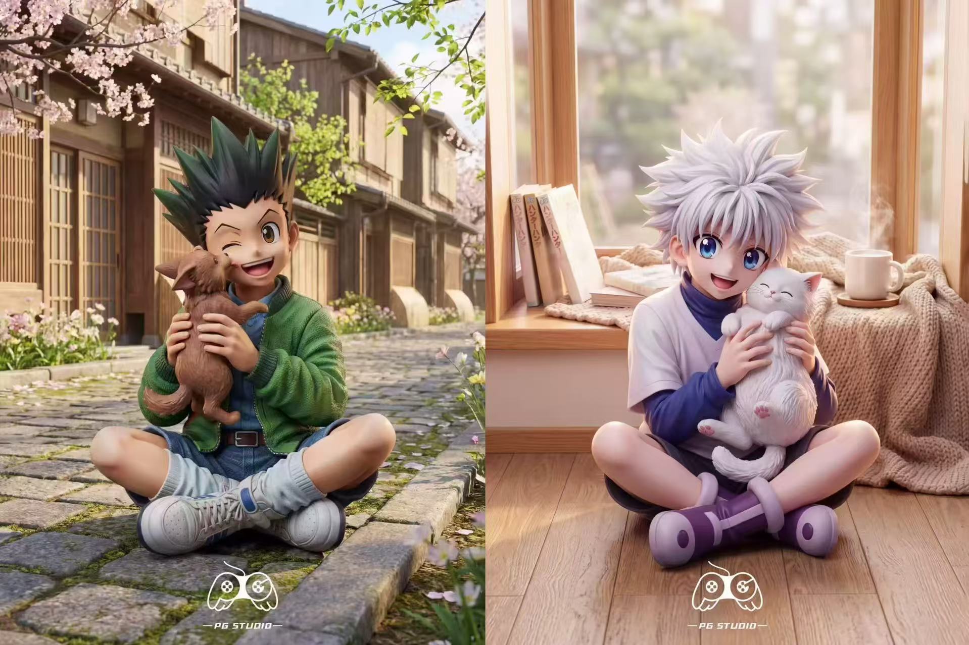 【Pre-sale】Killua and Gon Freecss with Cats-Hunter x Hunter-PG Studio