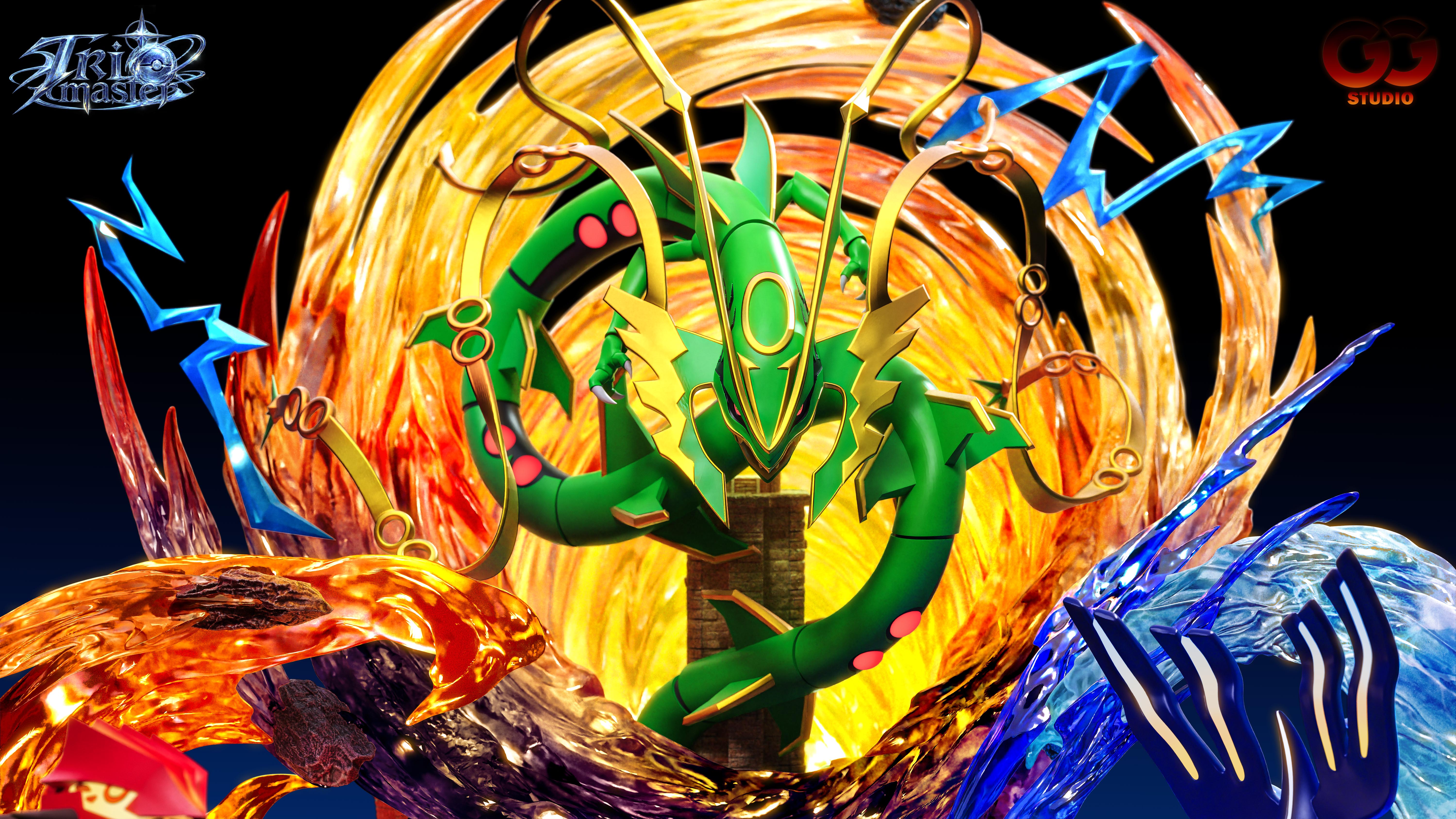 【Pre-sale】Groudon, Kyogre and Rayquaza-Pokemon-Gugu Studio