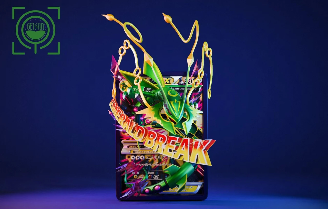 【Pre-sale】M Rayquaza EX-Pokemon-GEISHA Studio