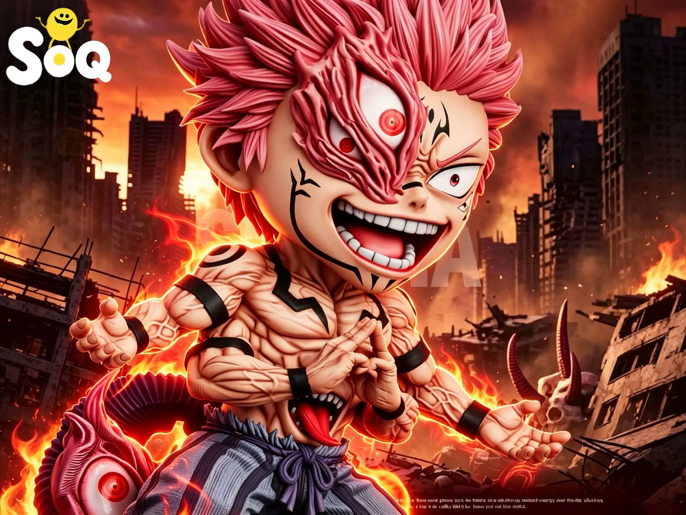 【Pre-sale】Ryomen Sukuna 2.0-Jujutsu Kaisen-SOQ Studio