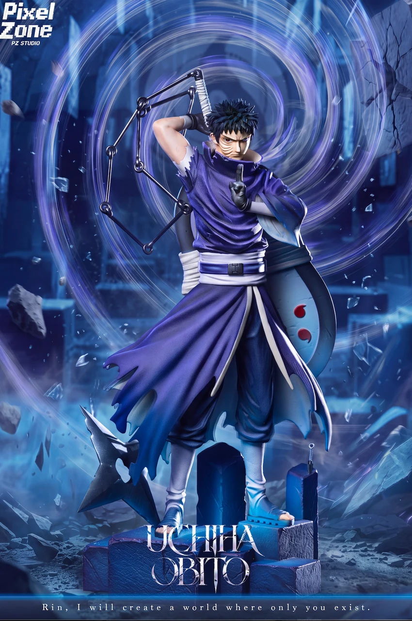 【Pre-sale】1/6 Scale Uchiha Obito with LED-Naruto-Pixel Zone Studio