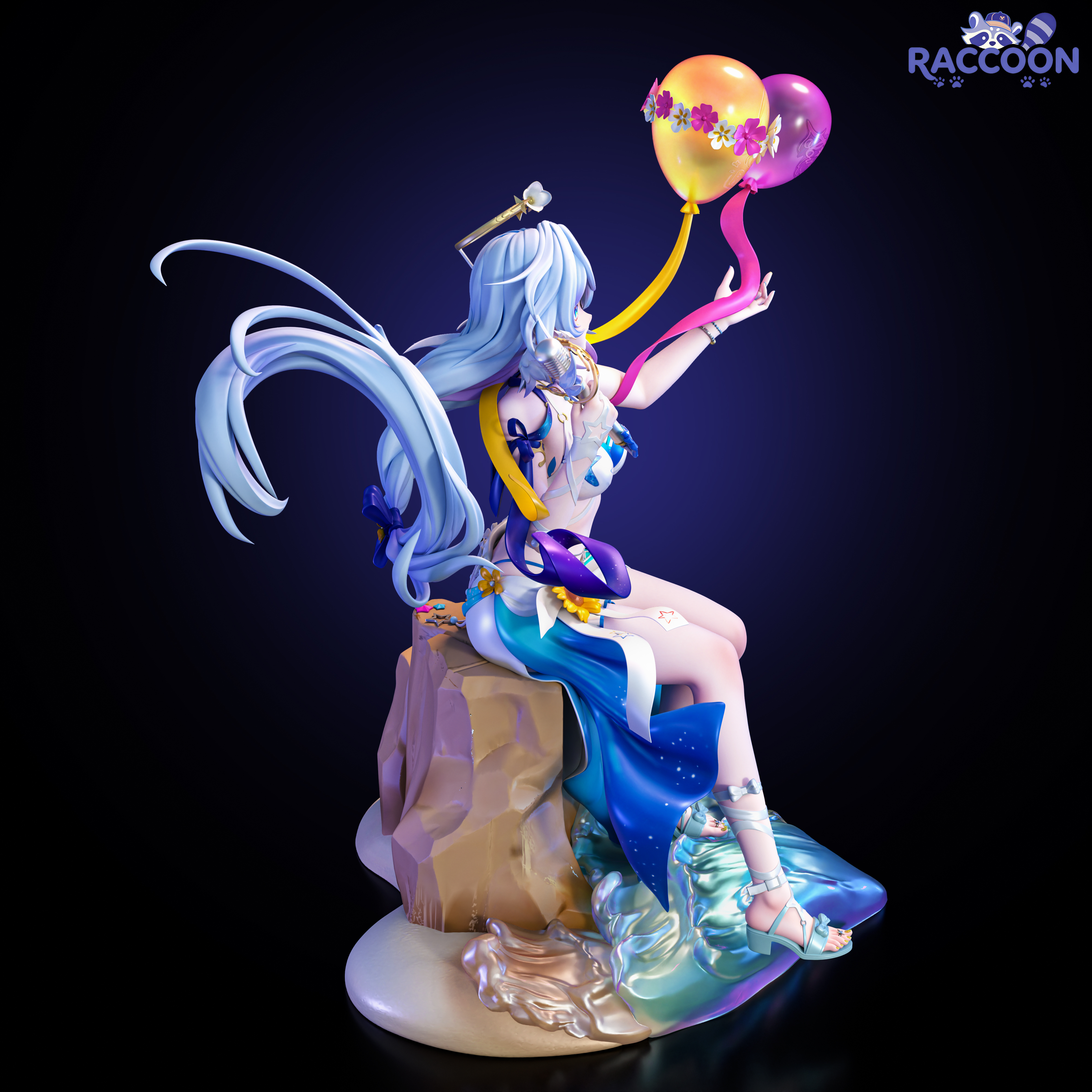 【Pre-sale】1/6 Scale Summeretto Robin-Honkai: Star Rail-Raccoon (XHX) Studio