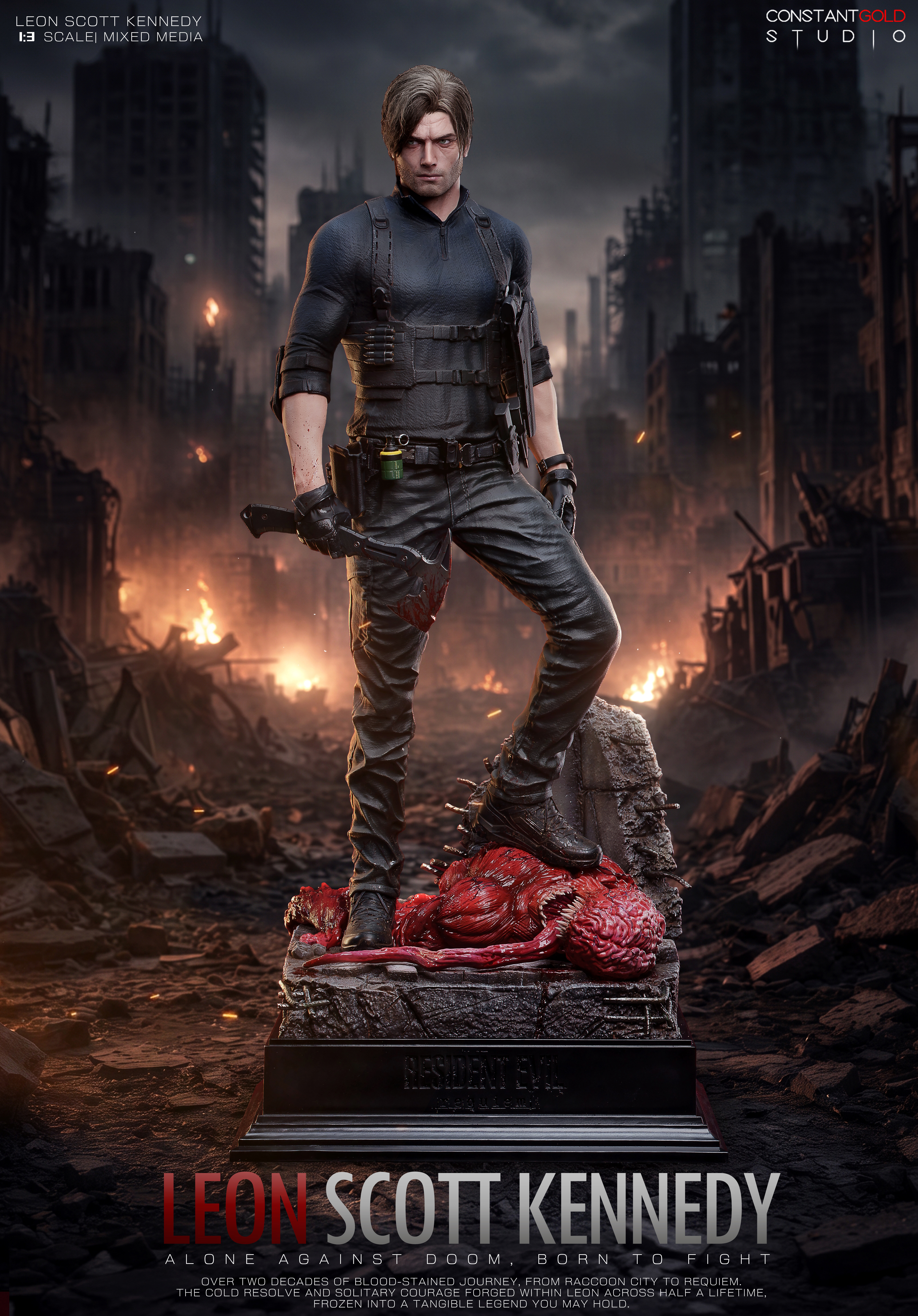 【Pre-sale】1/3 Scale Leon S Kennedy-Resident Evil-ConstantGold Studio