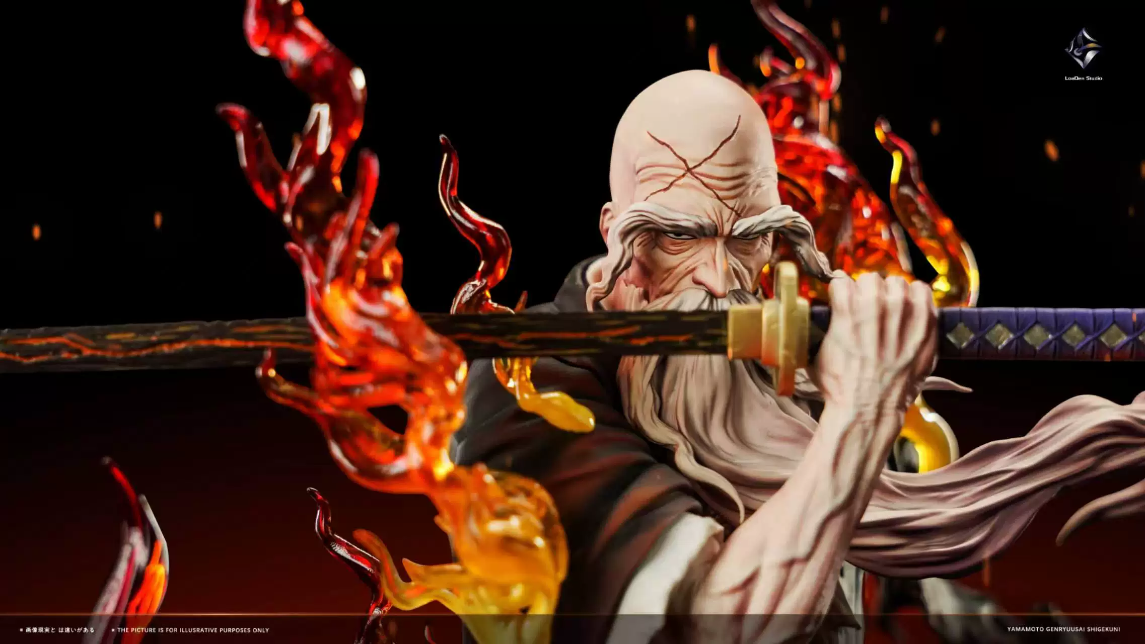 【Pre-sale】1/6 Scale Yamamoto with LED-Bleach-LoaDen Studio
