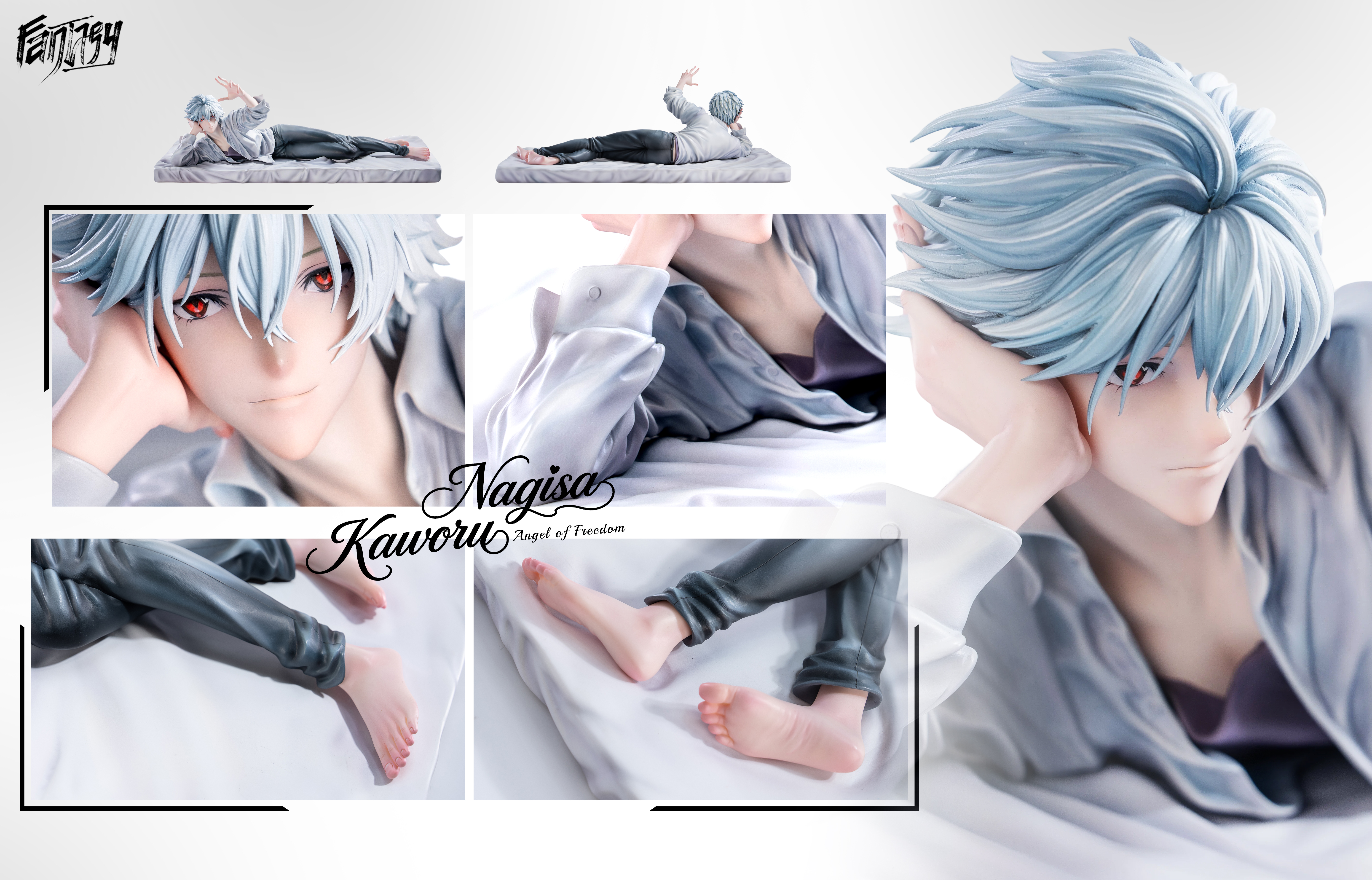 【Pre-sale】1/6 and 1/4 Scale Nagisa Kaworu-EVA-FANTASY Studio