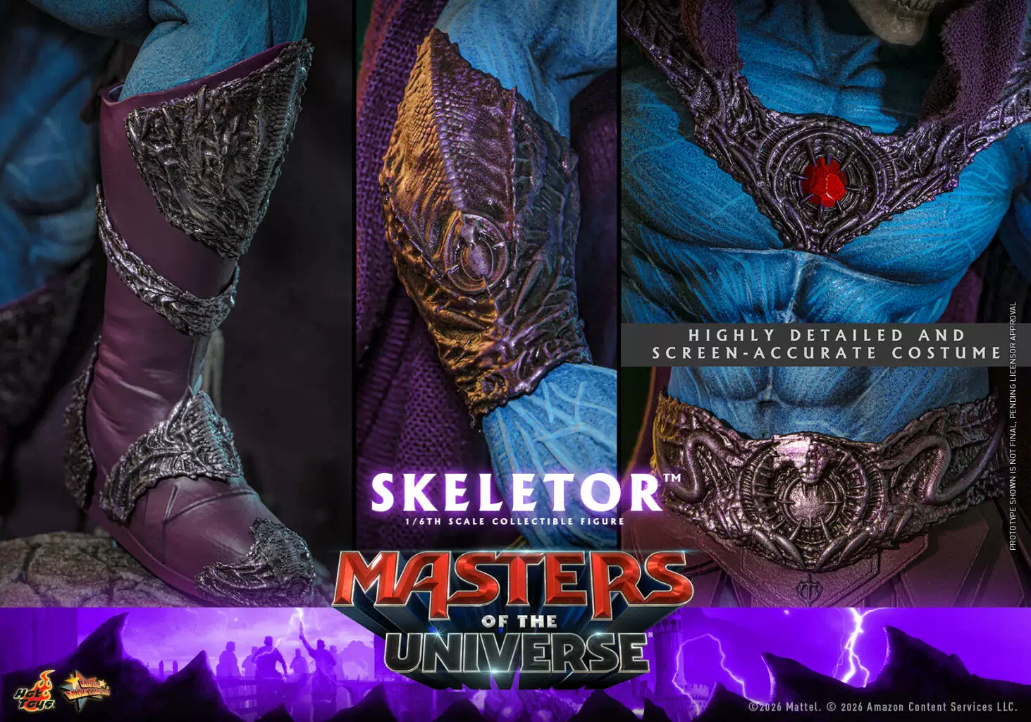 【Pre-sale】1/6 Scale MMS889 Masters of the Universe Skeletor-HotToys Studio