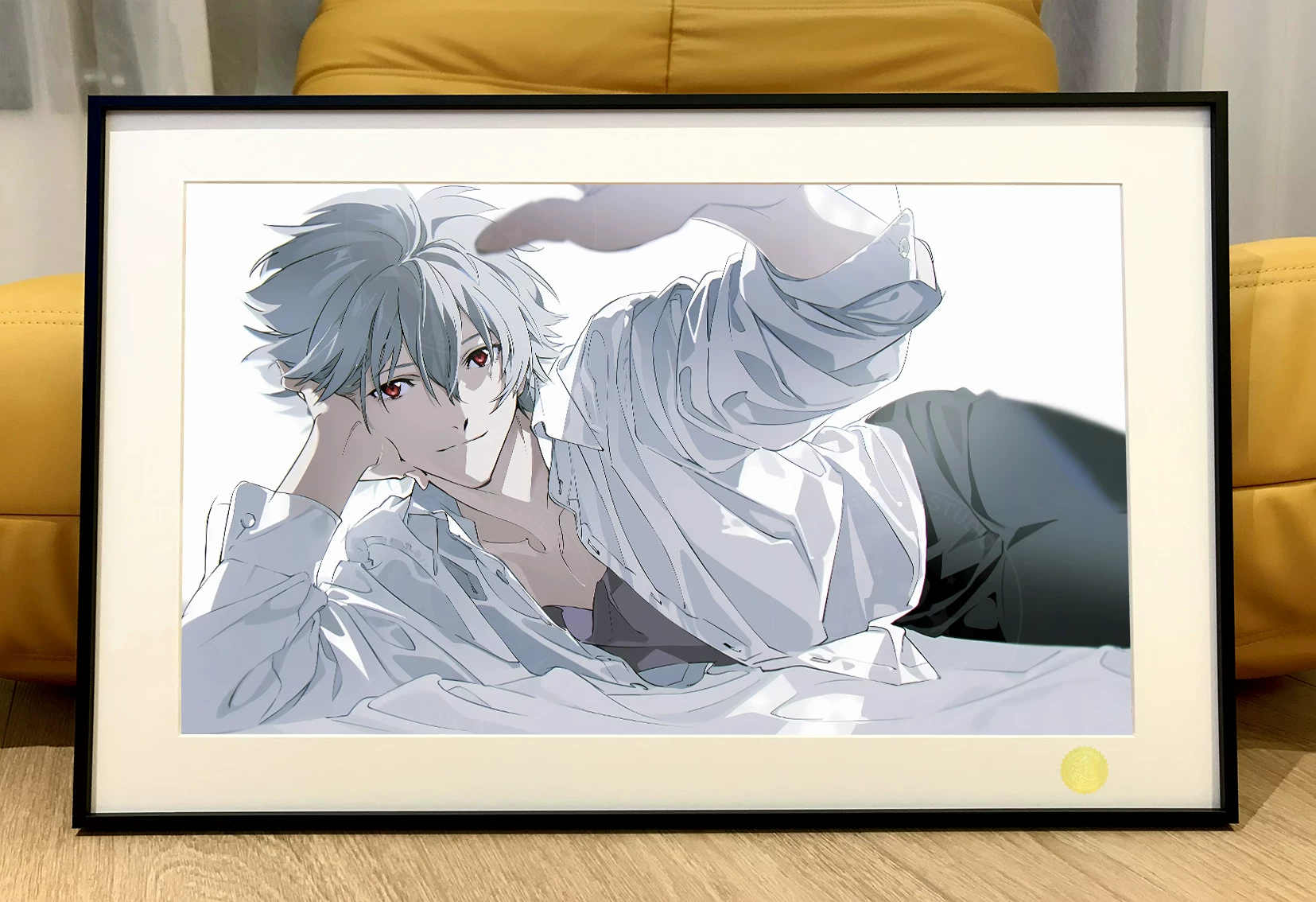 【Pre-sale】Decorative Painting of Lying Kaworu Nagisa-EVA-XingKong Studio