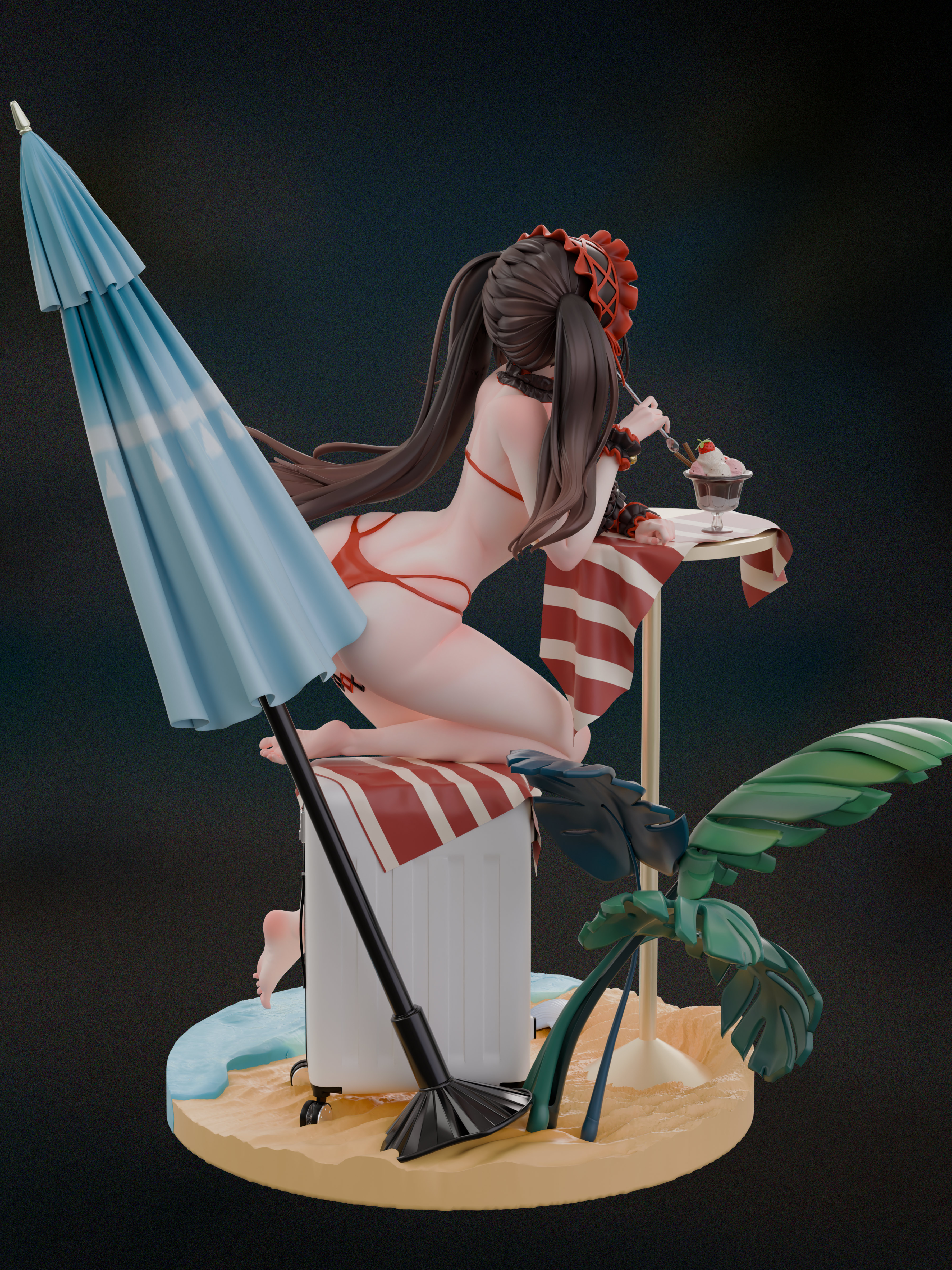 【Pre-sale closed】1/6 Scale Swimming Suit Tokisaki Kurumi-YMM Studio