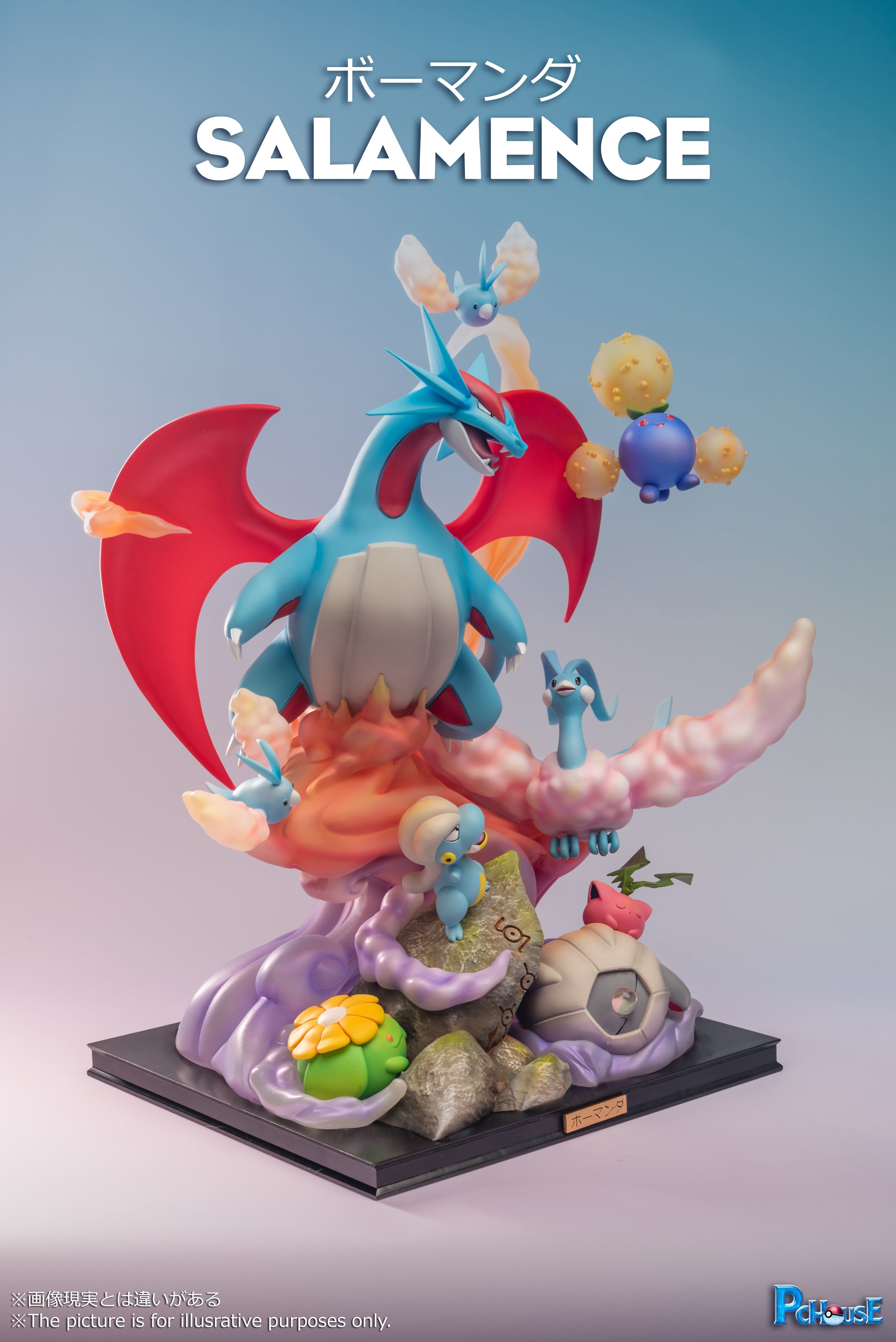 【In stock】Salamence-Pokemon-PC house