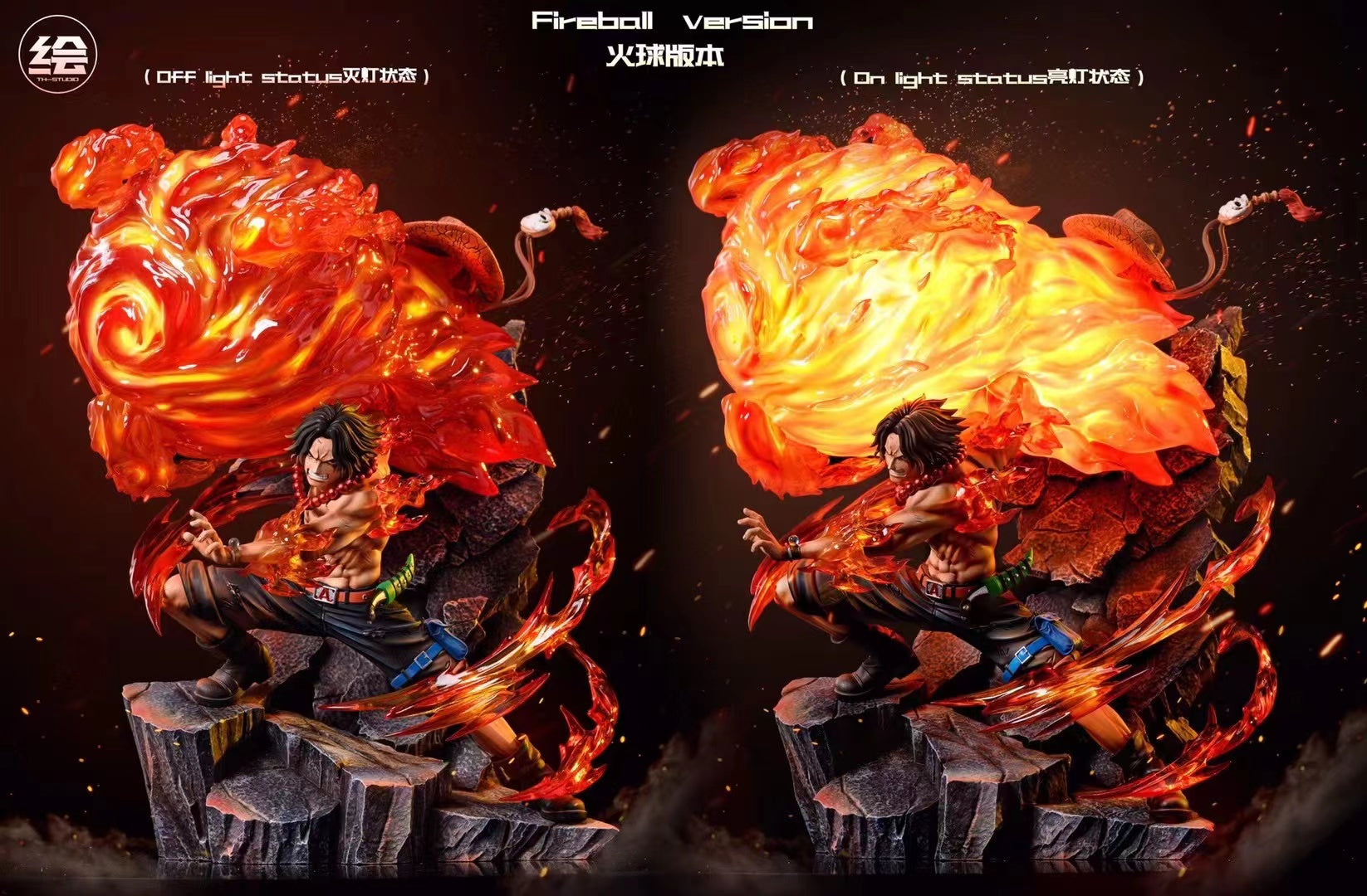 【Sold out】Portgas D. Ace with LED-One piece-TH Studio