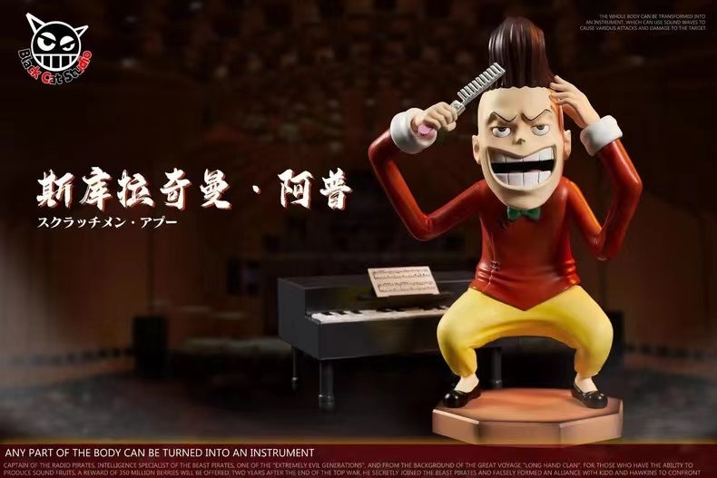 【Pre-sale】Scratchmen Apoo, Basil Hawkins & Capone.Bege-One Piece-Black Cat Studio