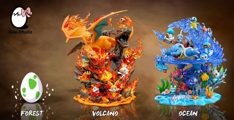 【Pre-sale】Whole Family of Charizard-Pokemon-EGG Studio