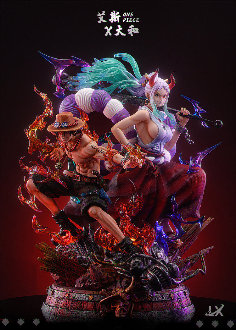 【In stock】1/5 Scale Yamato & Portgas D. Ace with LED-One piece-LX-Studio