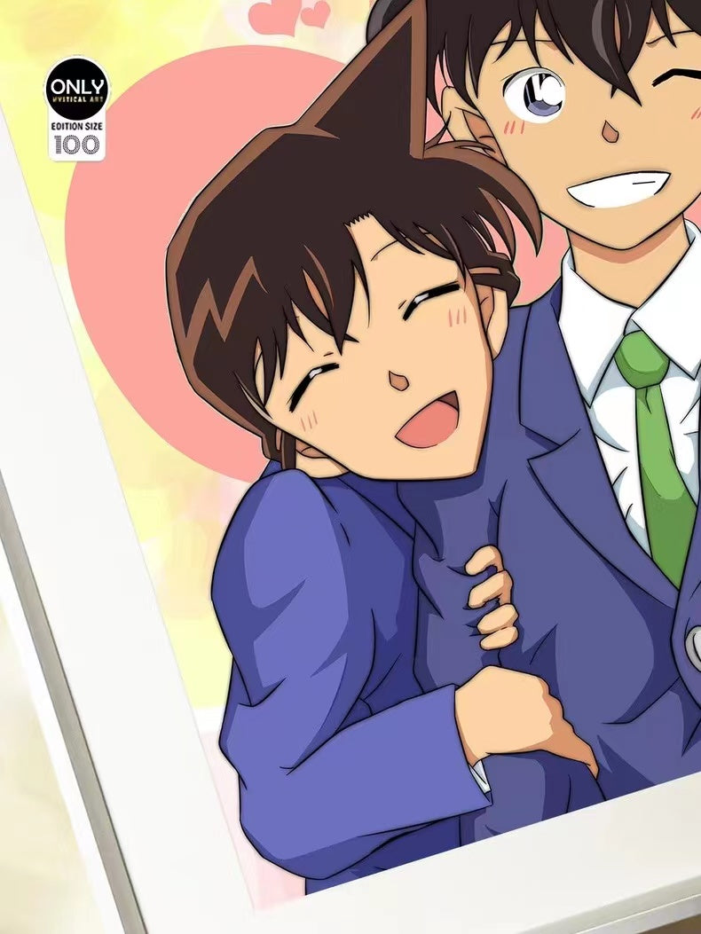 【In stock】Decorative Painting of Conan & Mouri Ran-Detective Conan-Mystical Art Studio