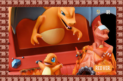 【Pre-sale】GBA SP Red ver. Charizard Family-Pokemon-Wing Studio