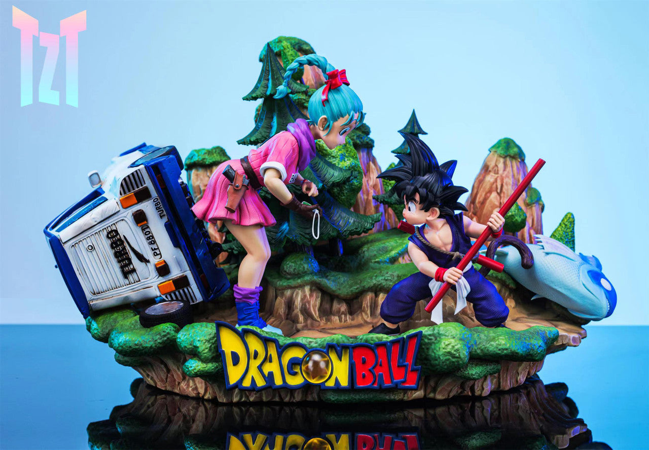 【Pre-sale】1/6 Goku& Bulma-Dragonball-TZT Studio