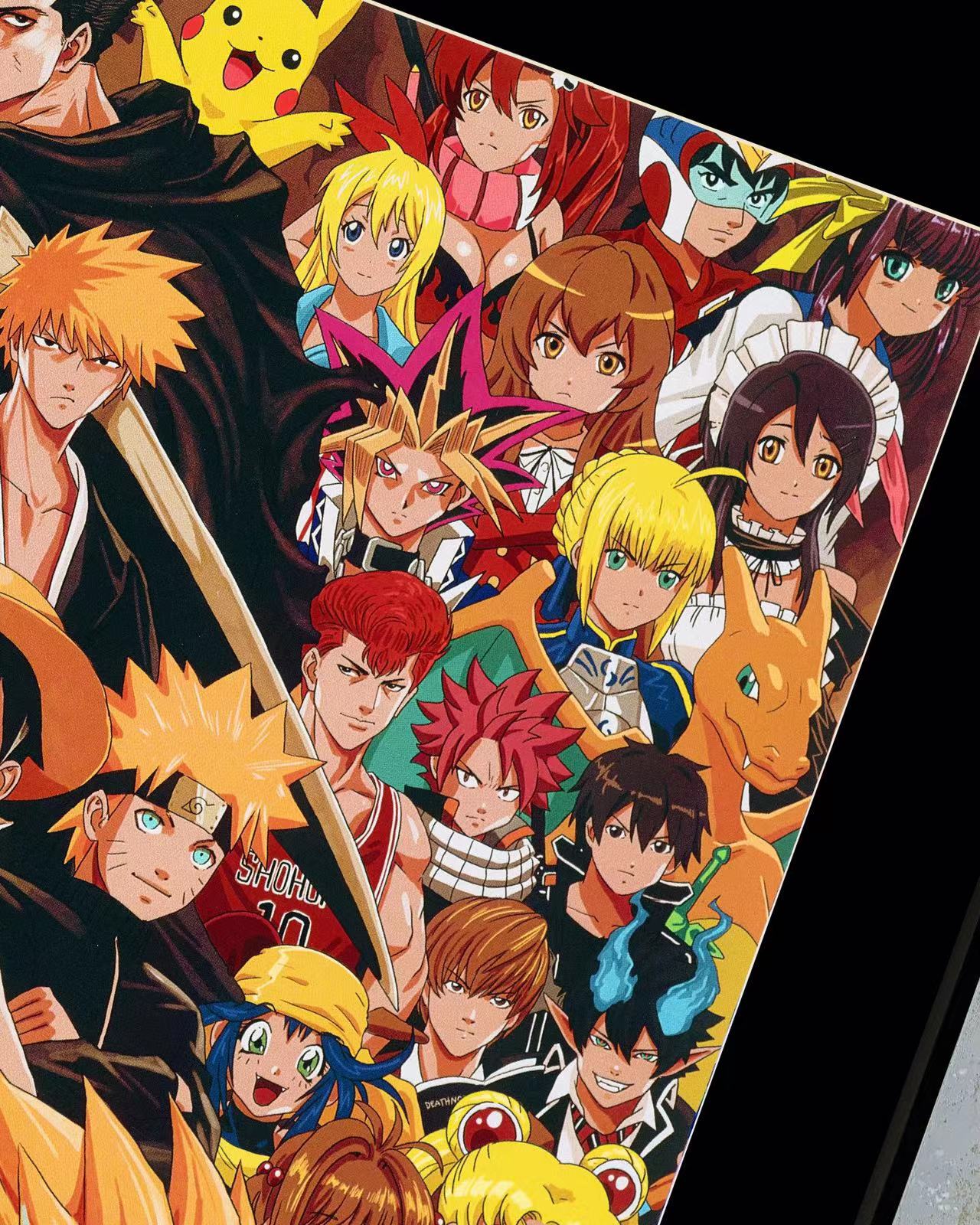 【Pre-sale】Main Characters of Japanese Anime Decoration Painting-Mystical Art Studio