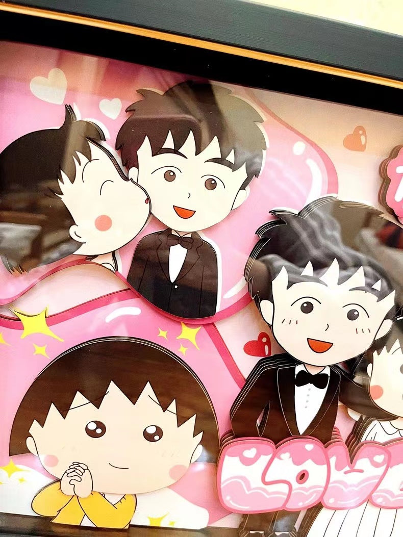 【In Stock】Decorative Paint of Wedding of さくらももこ-Chibi Maruko-chan-momo Studio