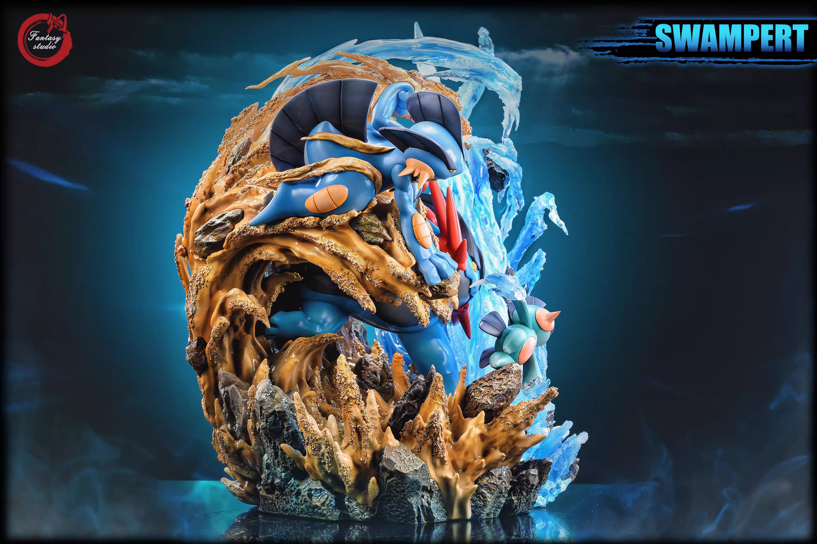 【Last one】GX Evolution Series Swampert Family with LED-Pokemon-Fantasy Studio