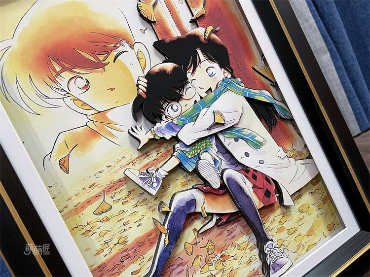 【In stock】3D Decorative Paint of The Bride of Halloween Conan Edogawa & Ran Mori-Detective Conan-momo Studio